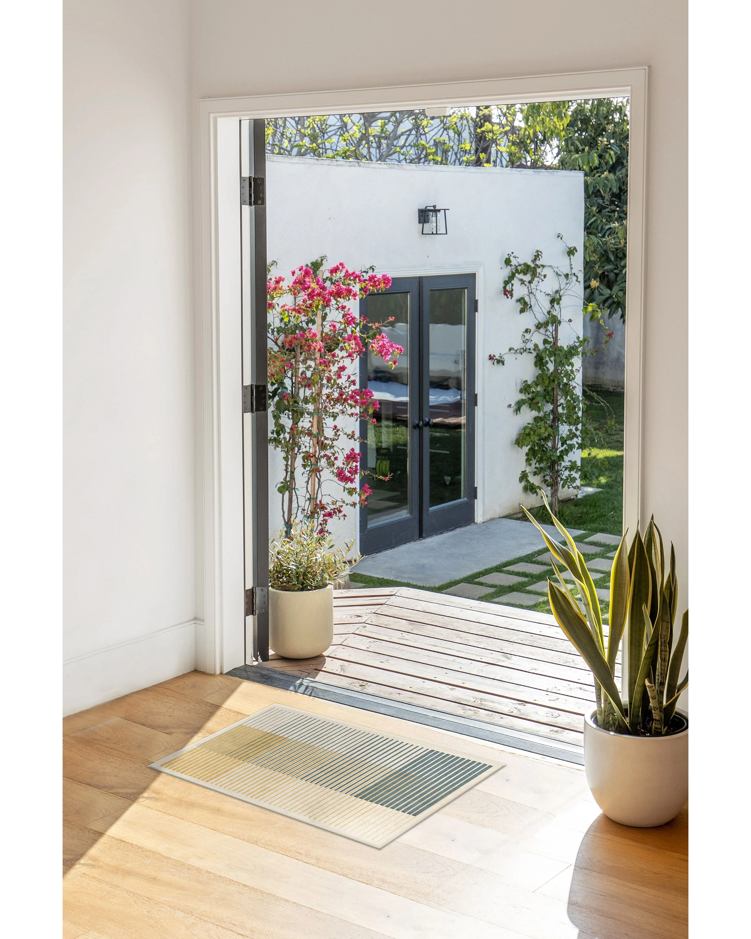 Gradasi Teal Quartz Flatwoven Rug