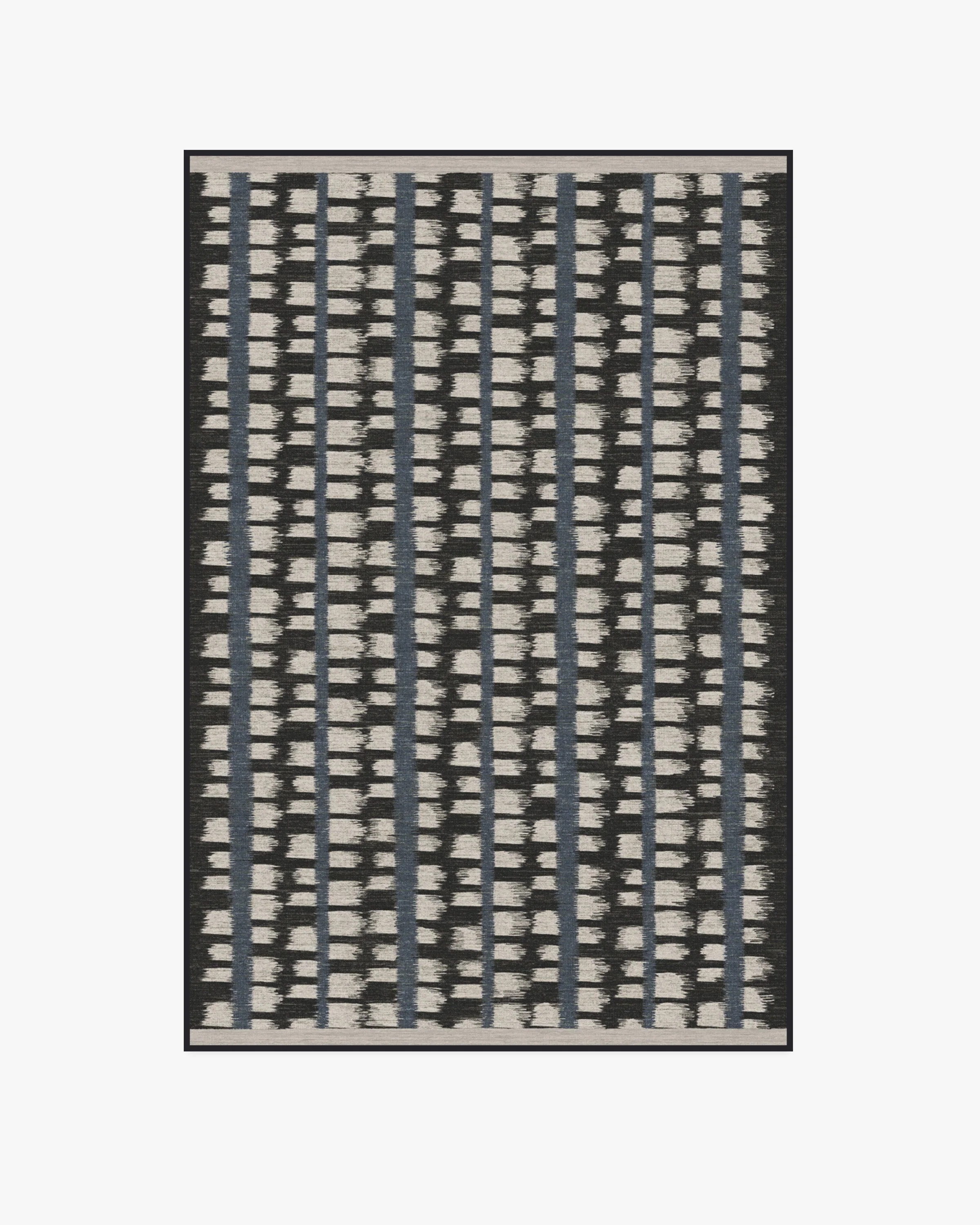 Berlin Charcoal & Sand Flatwoven Rug by Michael Michalsky