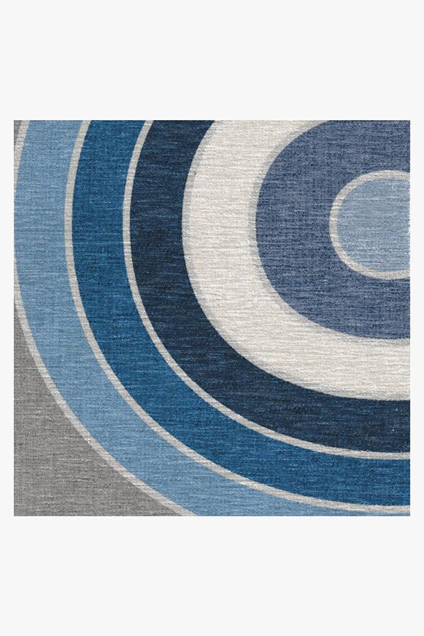 Milano Blue Steel Rug by Jonathan Adler
