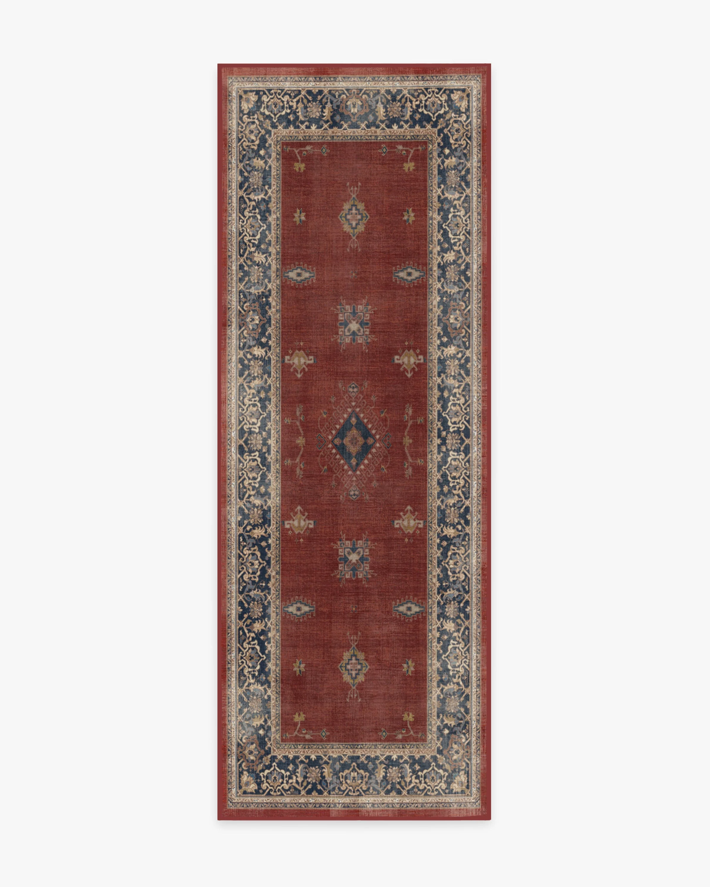 Verena Amber Red Flatwoven Rug