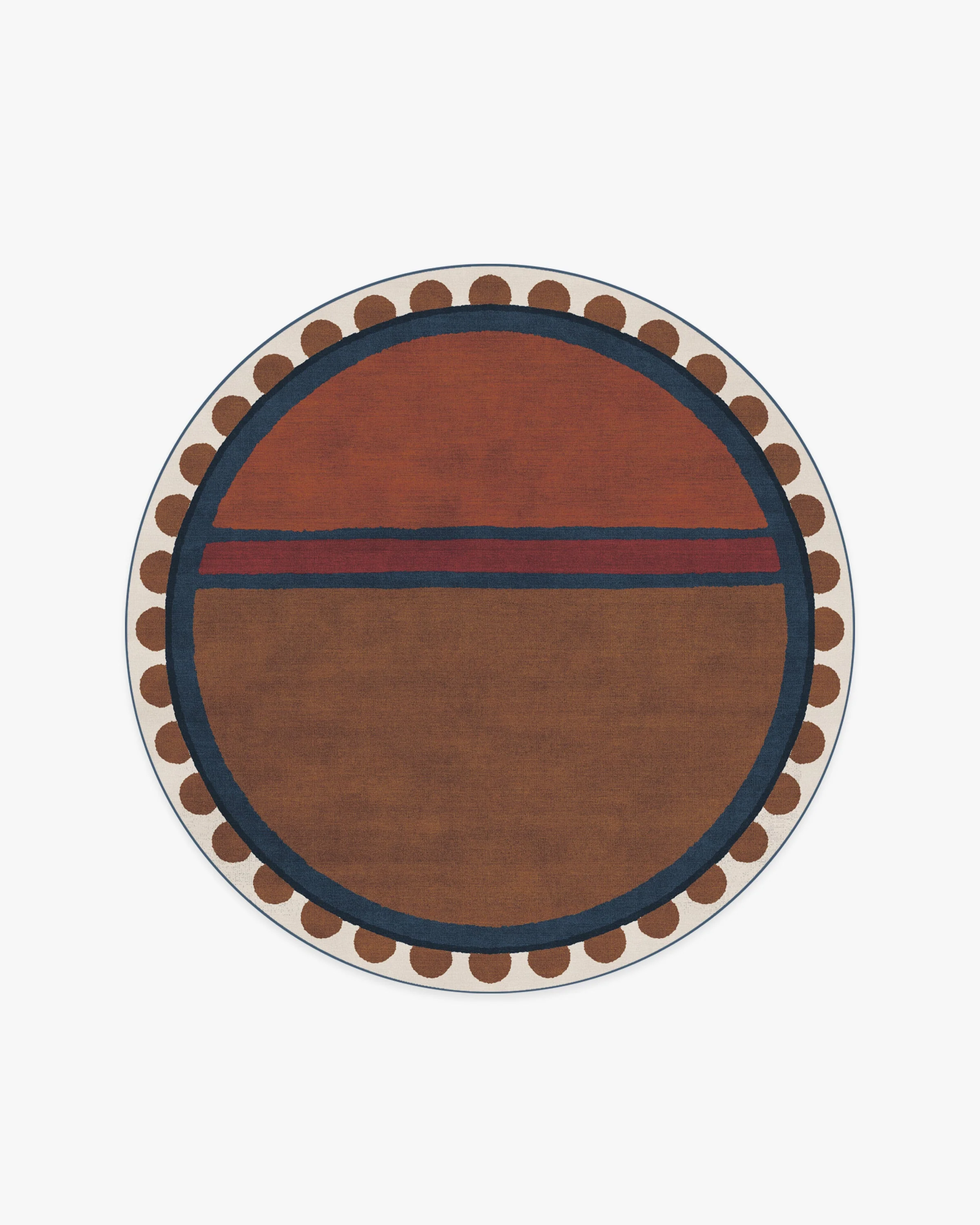 Nina Indigo & Rust Rug by Justina Blakeney