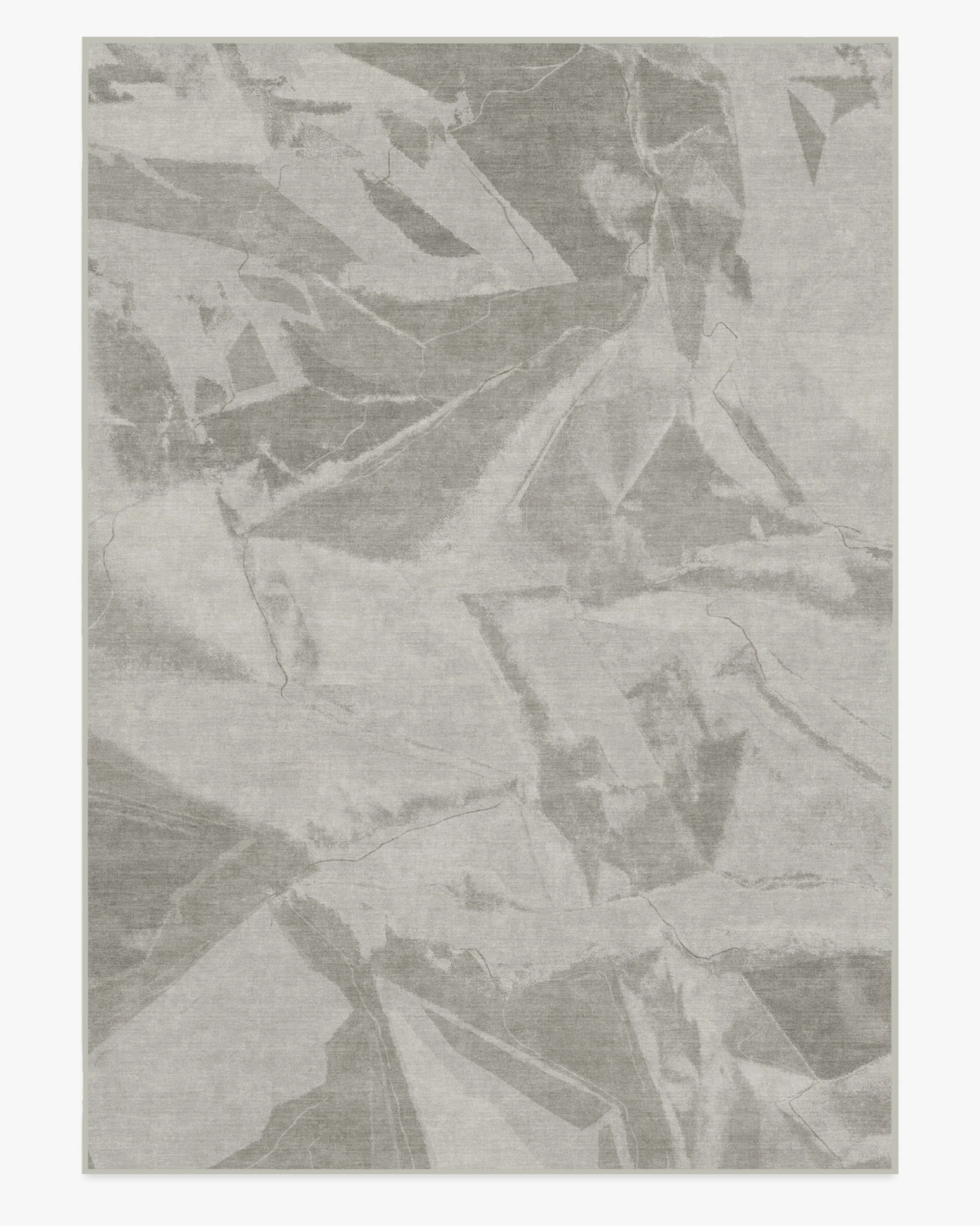 Topo Soft Grey Flatwoven Rug by Architectural Digest