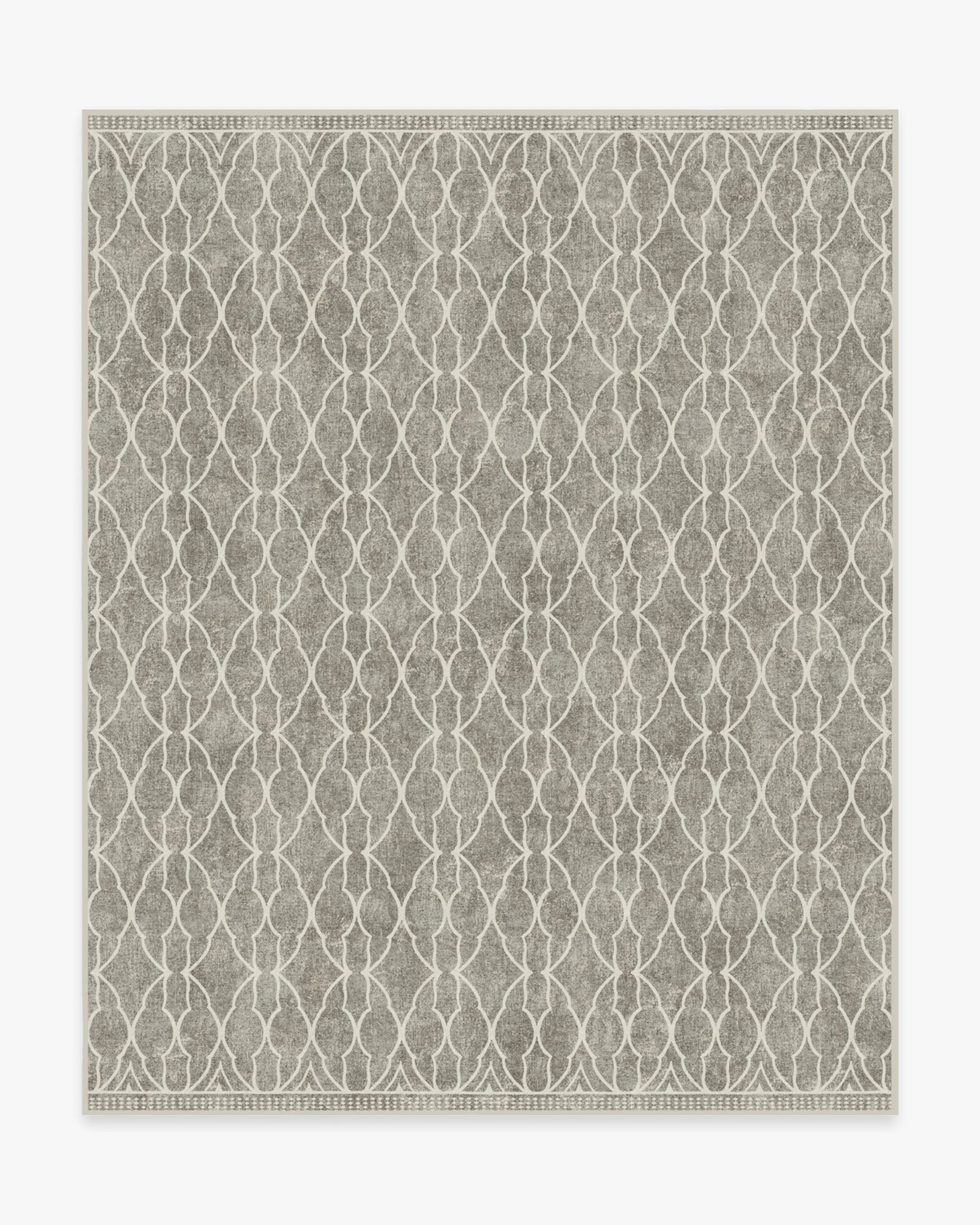 Grogu™ Trellis Ash Grey Flatwoven Rug