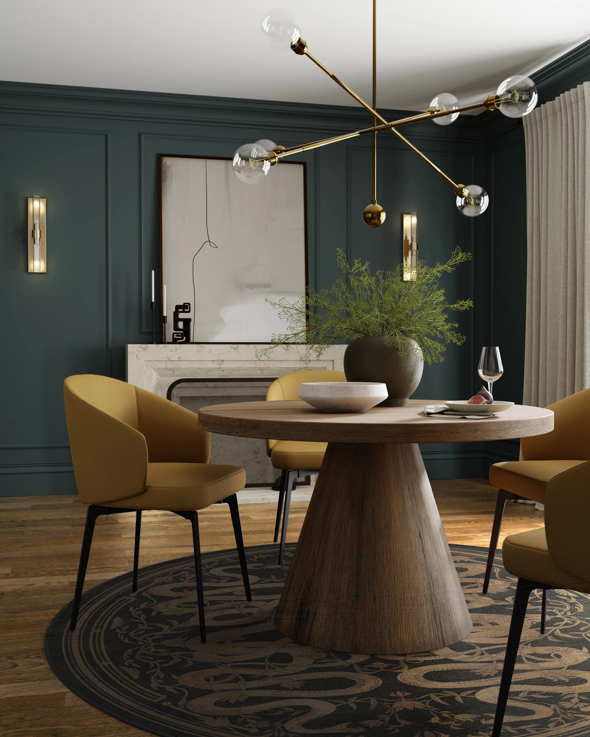Sumaya Soft Black Flatwoven Rug by Martyn Lawrence Bullard