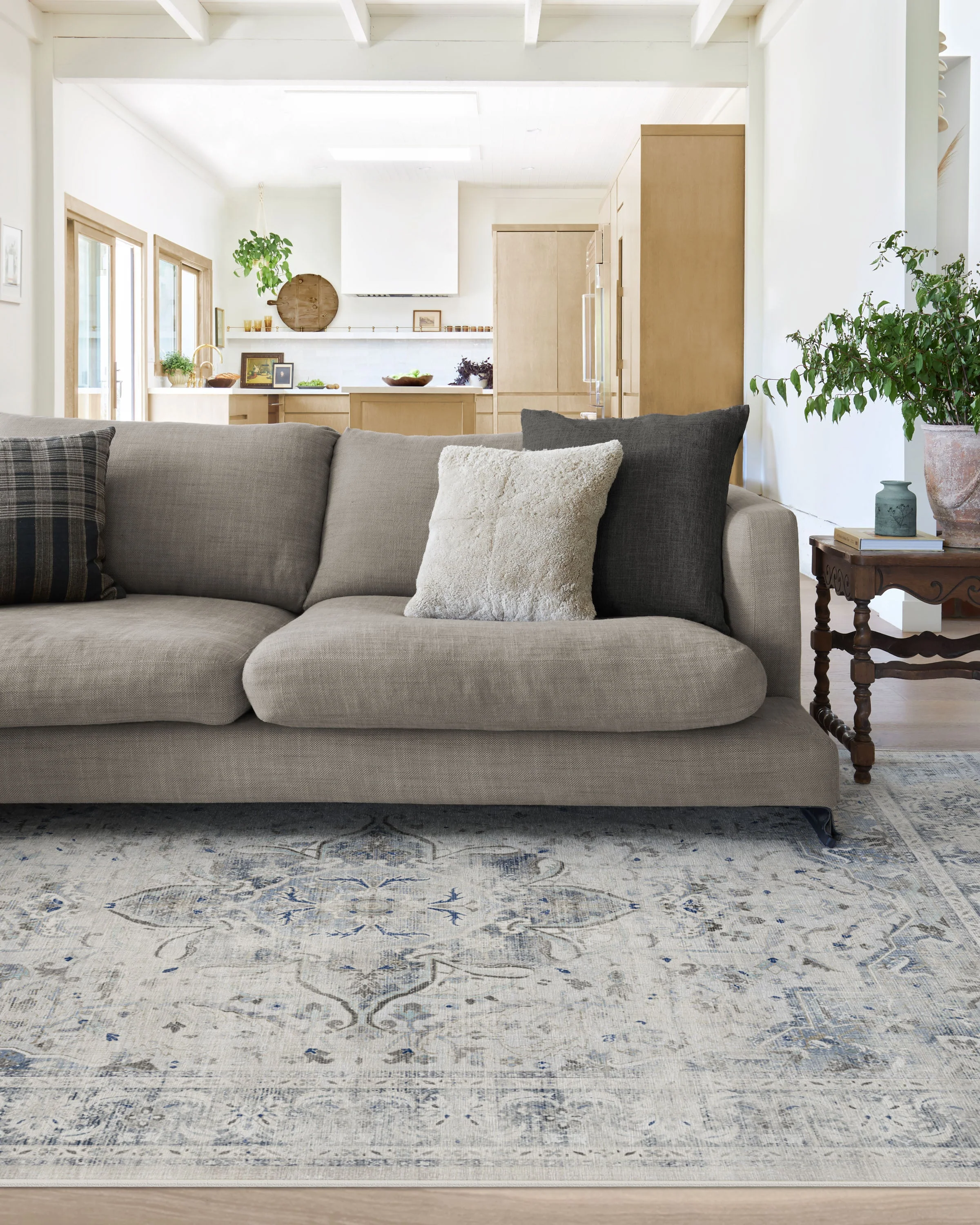 Sarrah Blue Quartz Rug