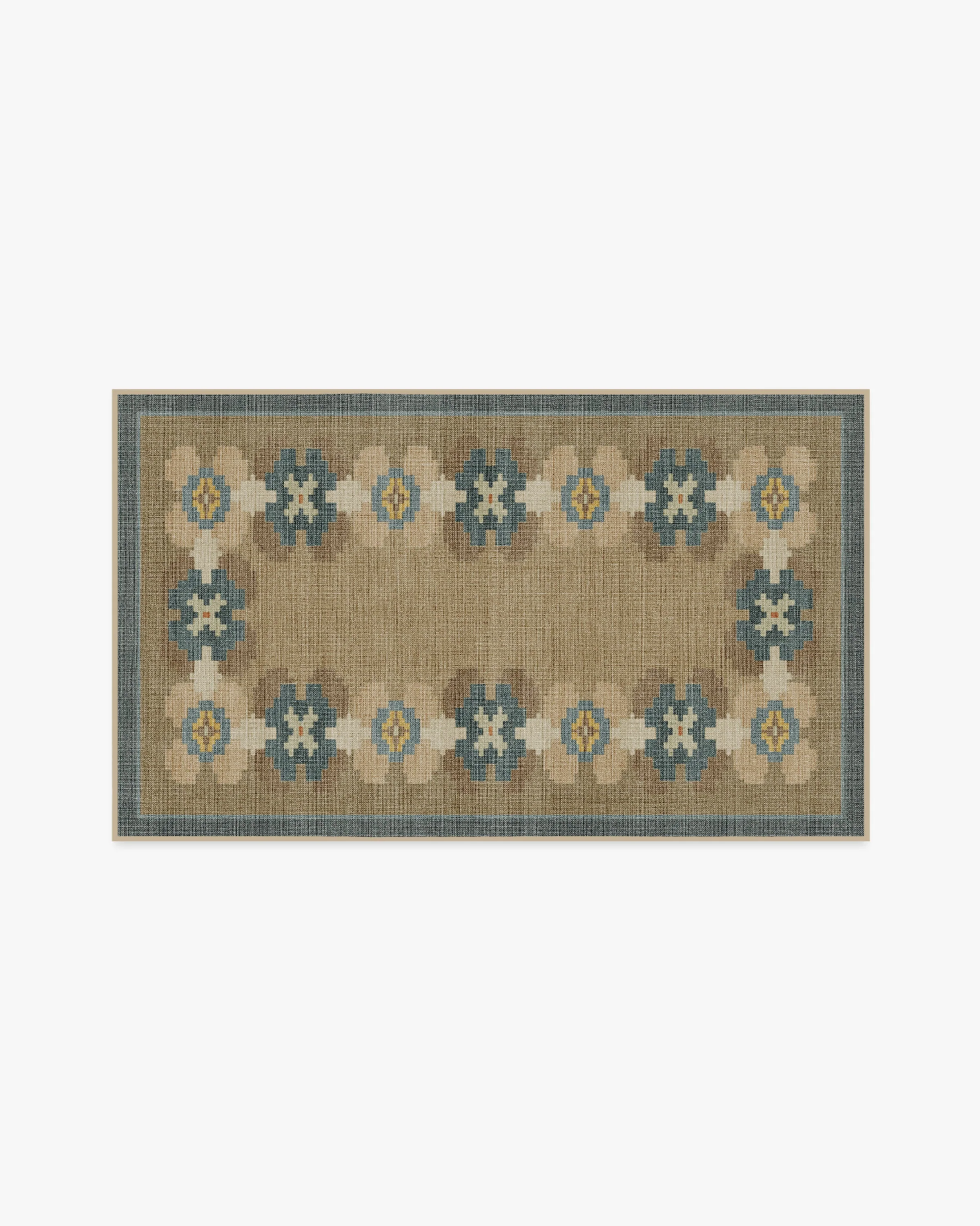 Aster Soft Blue Re-Jute Rug