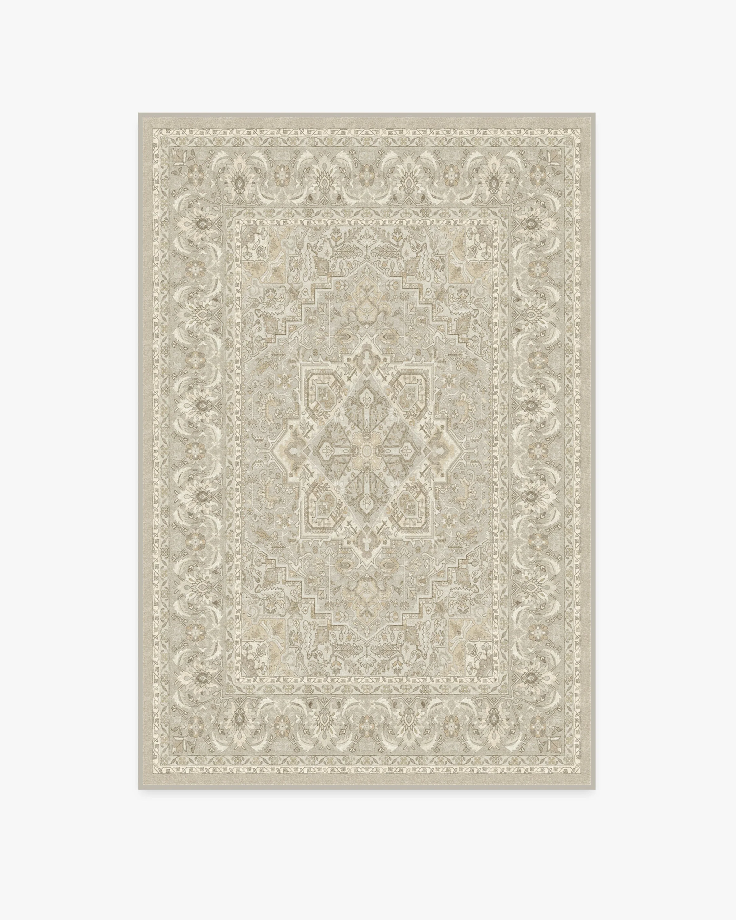 Hendesi Heriz Cream Rug