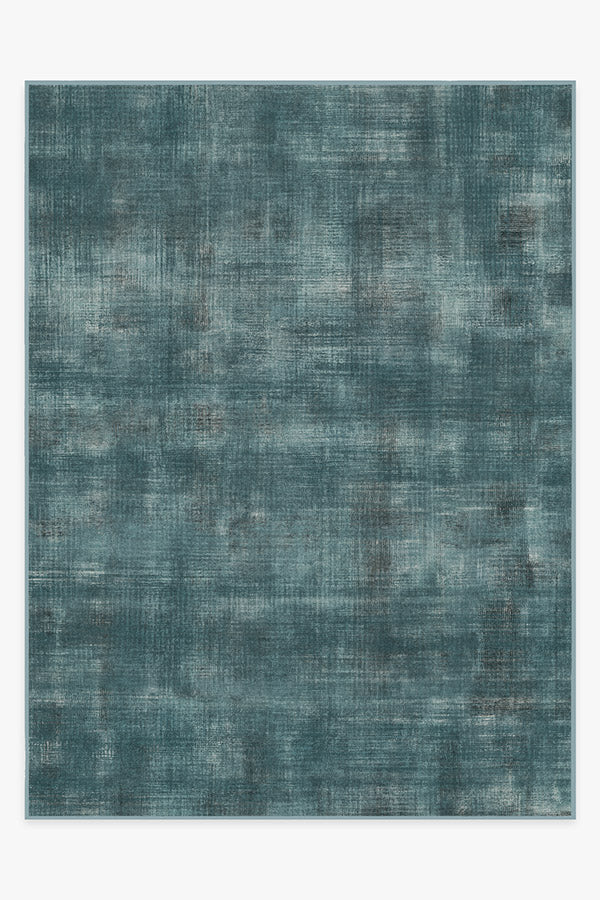 Sudaria Solid Teal Blue Rug
