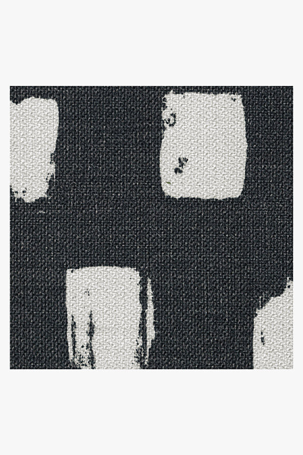Cobblestone Black Outdoor Rug