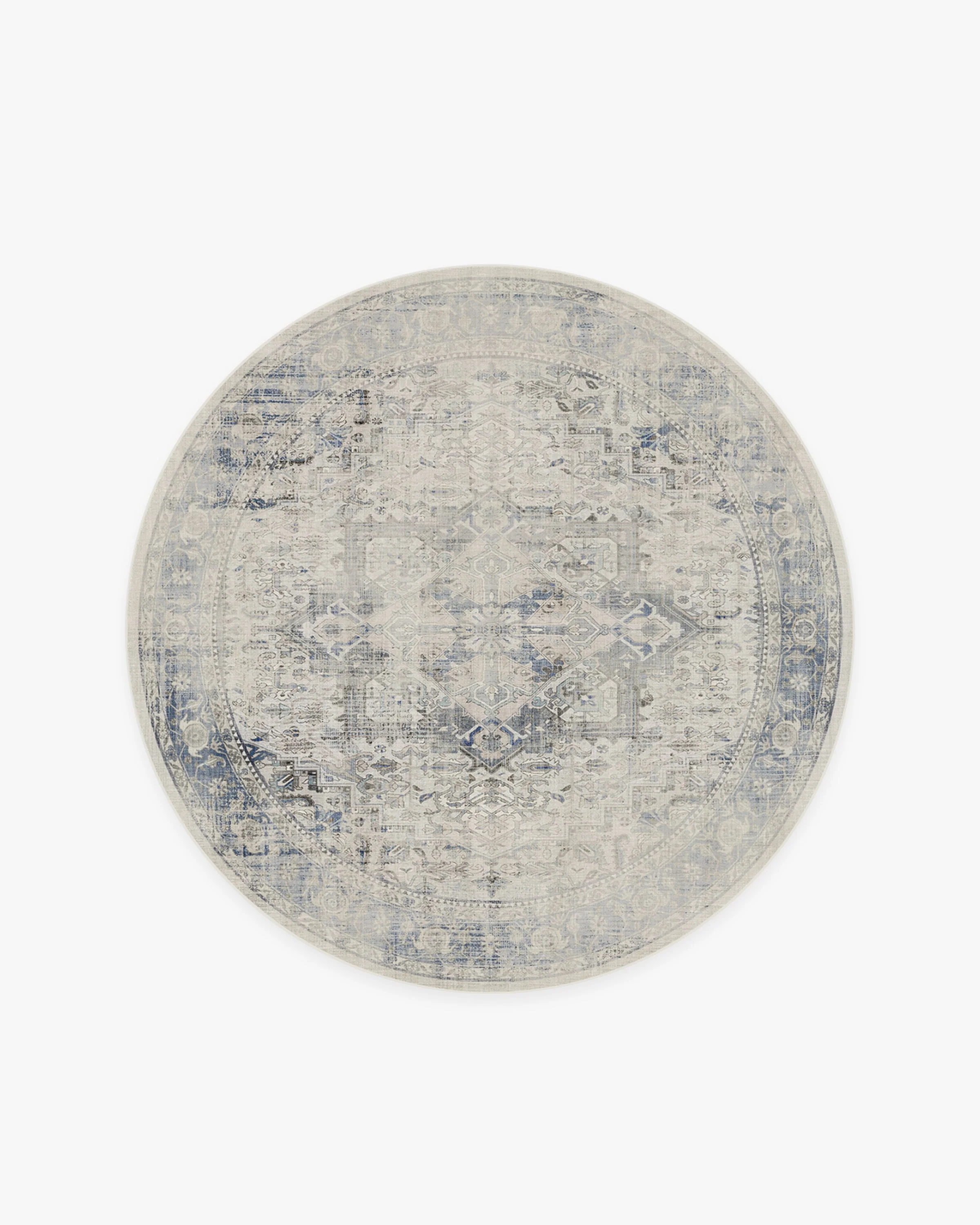 Kamran Blue Quartz Flatwoven Rug