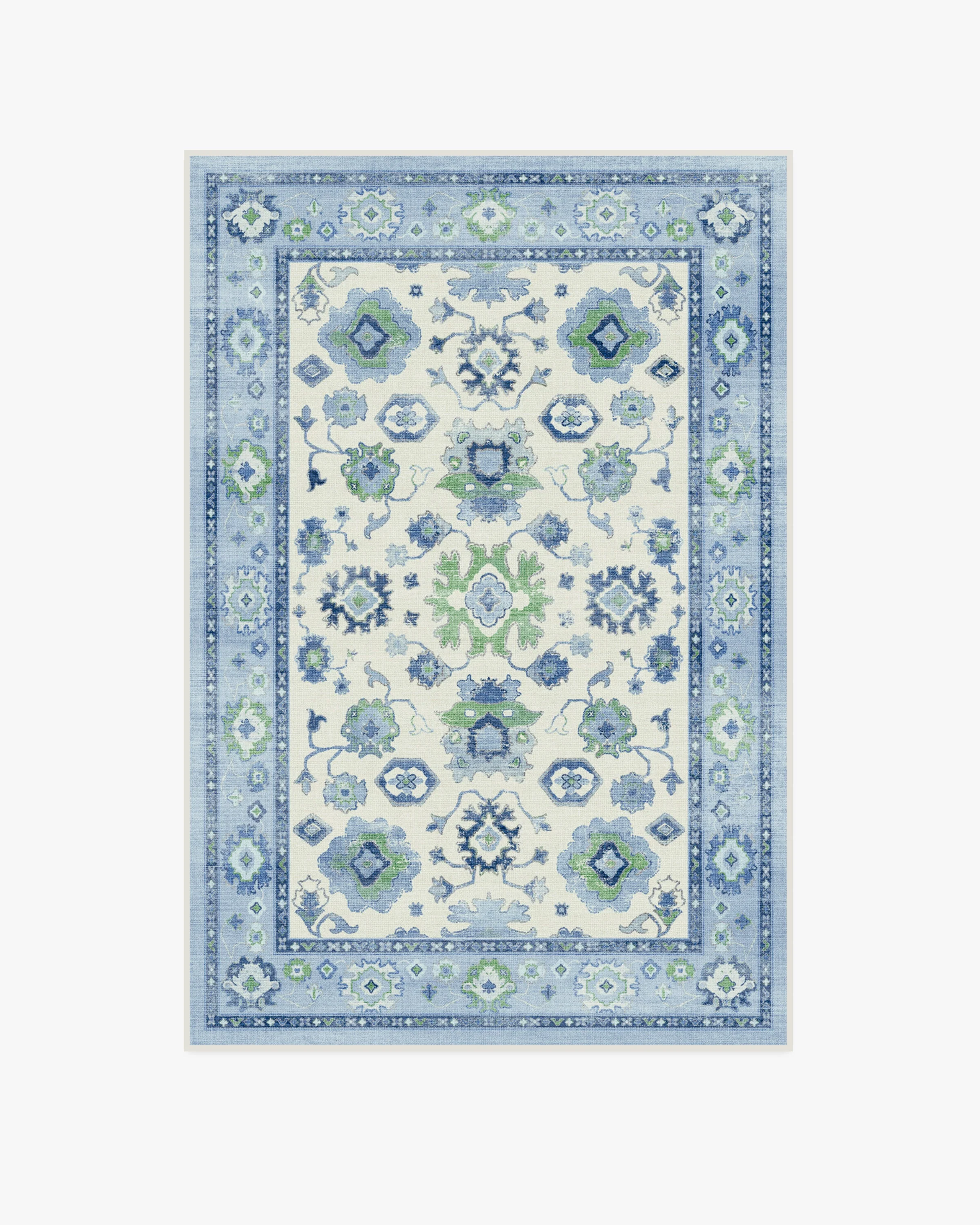 Serena Blue Rug by Mrs. Alice