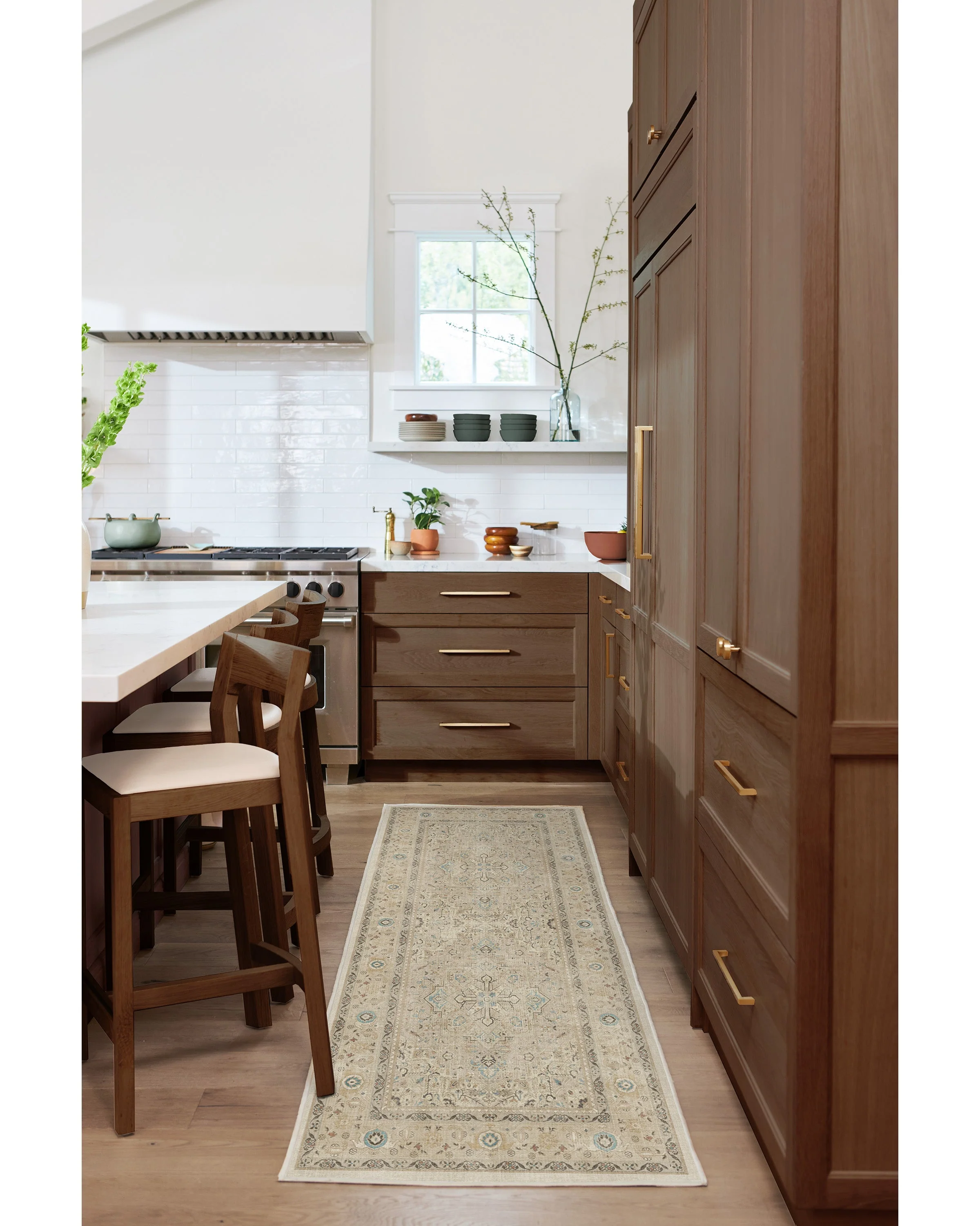 Kamran Ivory Opal Rug