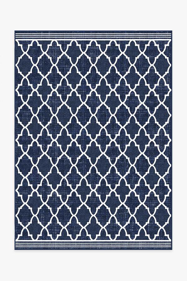 Varia Trellis Royal Blue Outdoor Rug