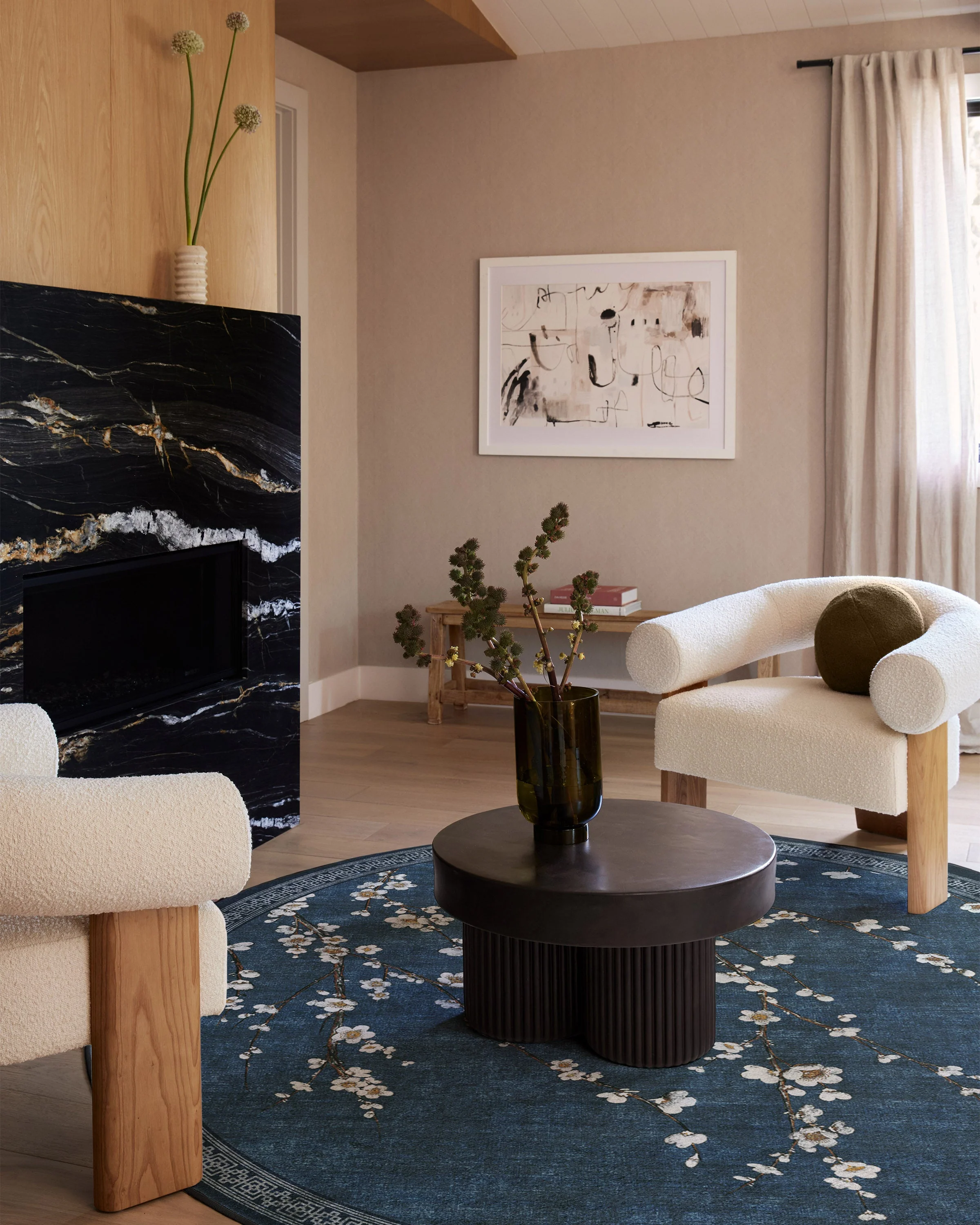 Sakura Indigo Rug by Gracie