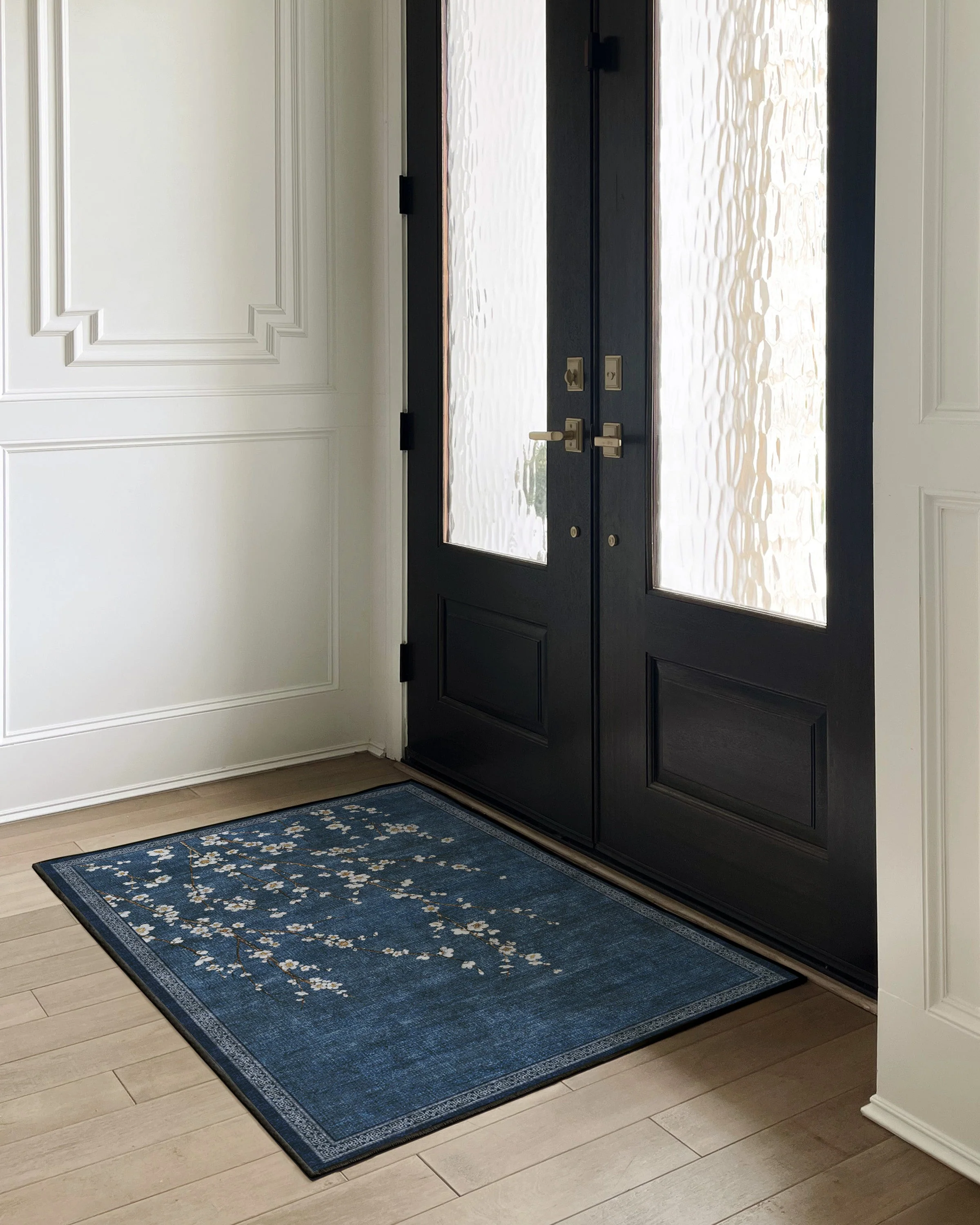 Sakura Indigo Rug by Gracie
