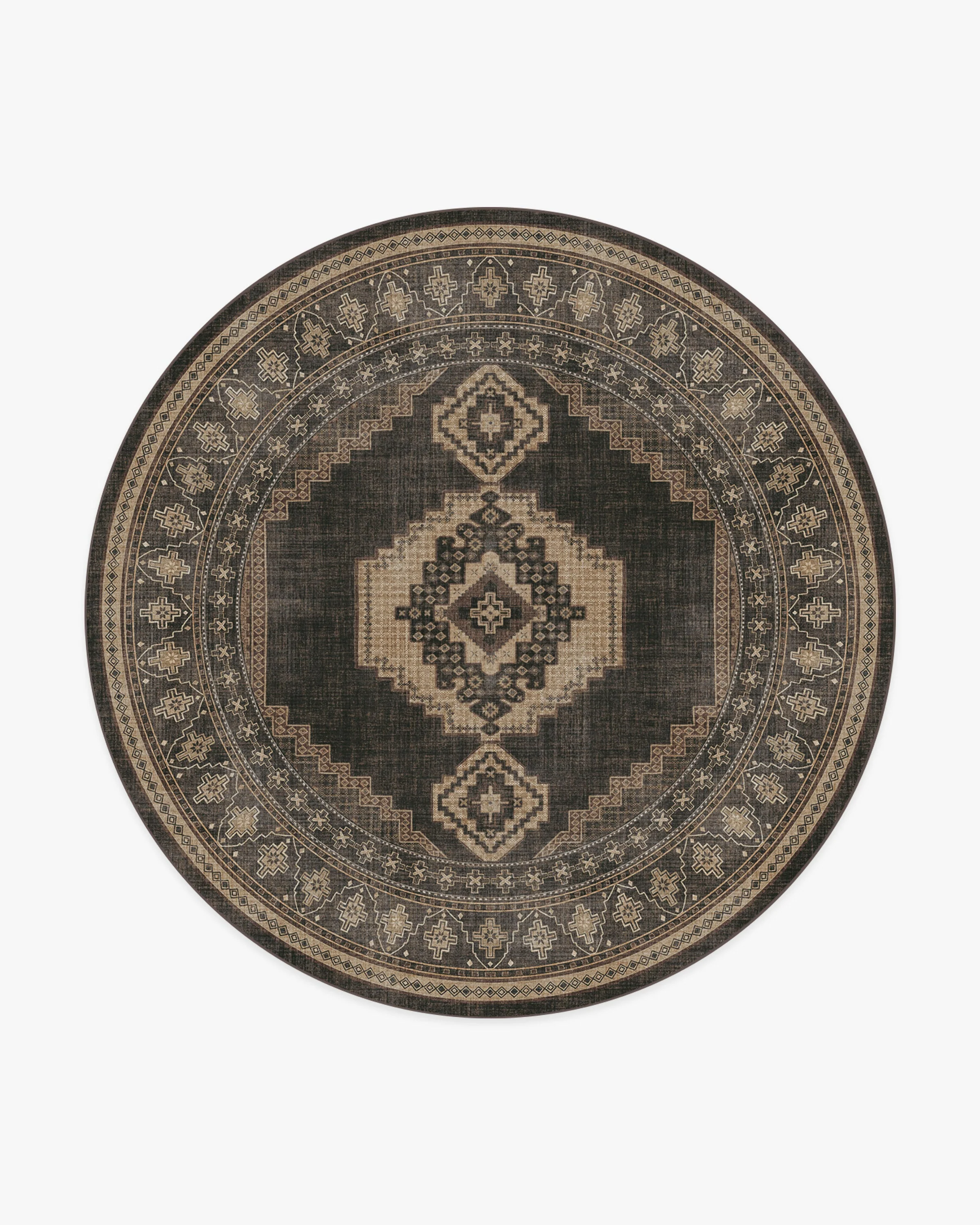 Rayne Charcoal & Tan Flatwoven Rug