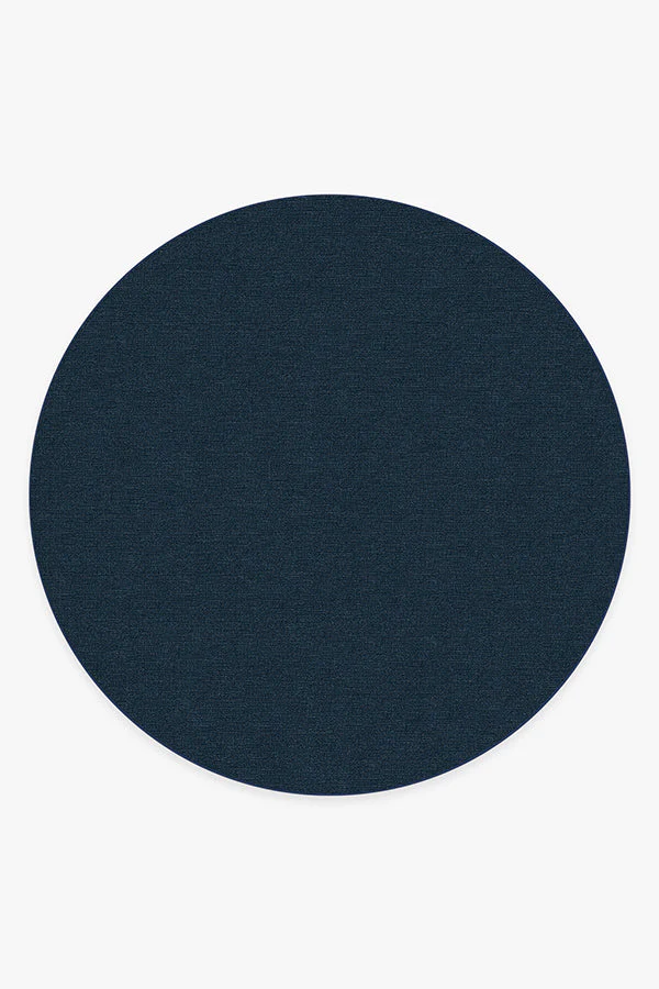Heathered Solid Navy Rug