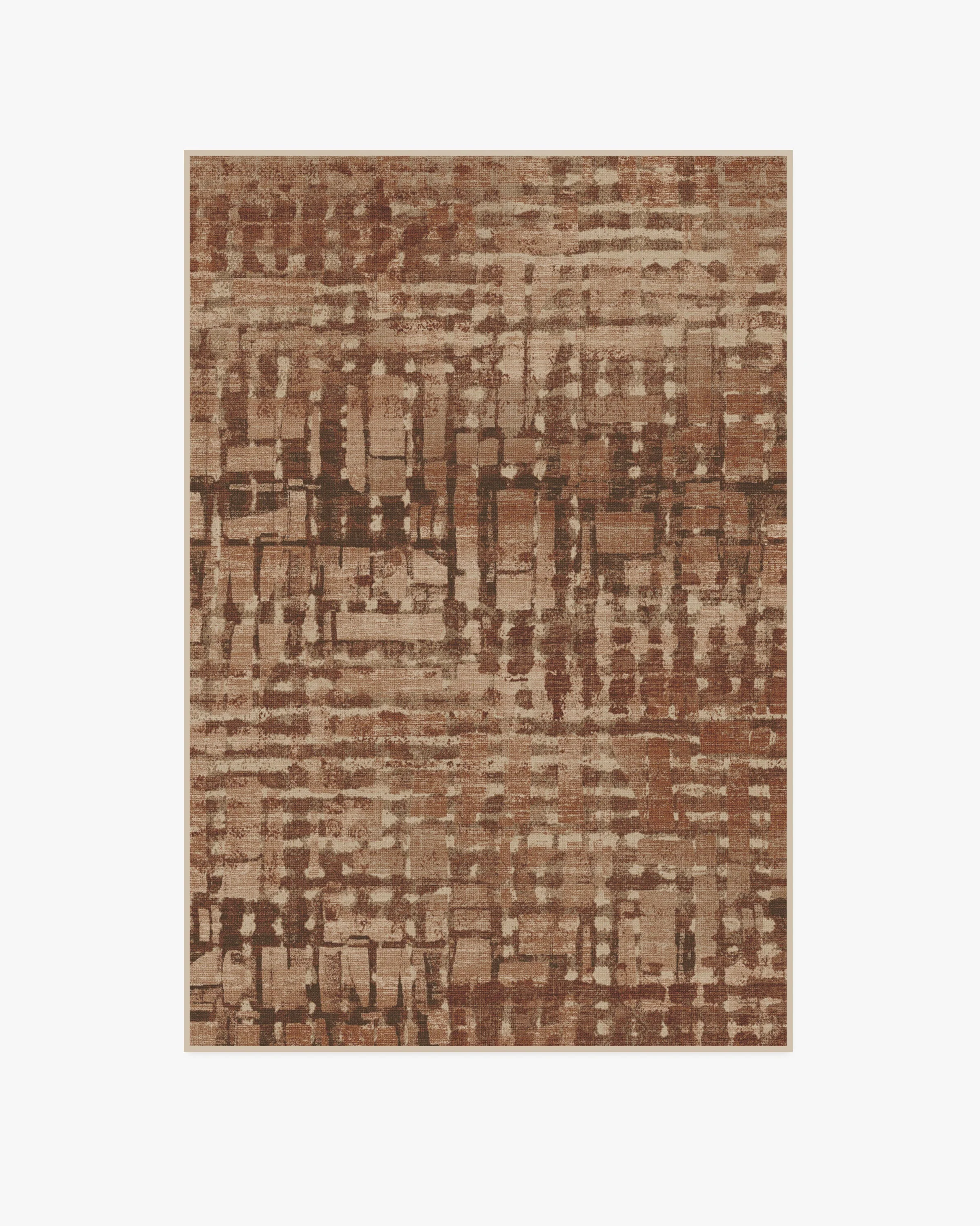 Brooklyn Copper Clay Rug by Architectural Digest