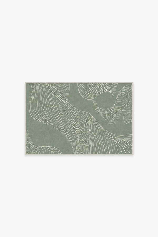 Sana Sage Green Flatwoven Rug