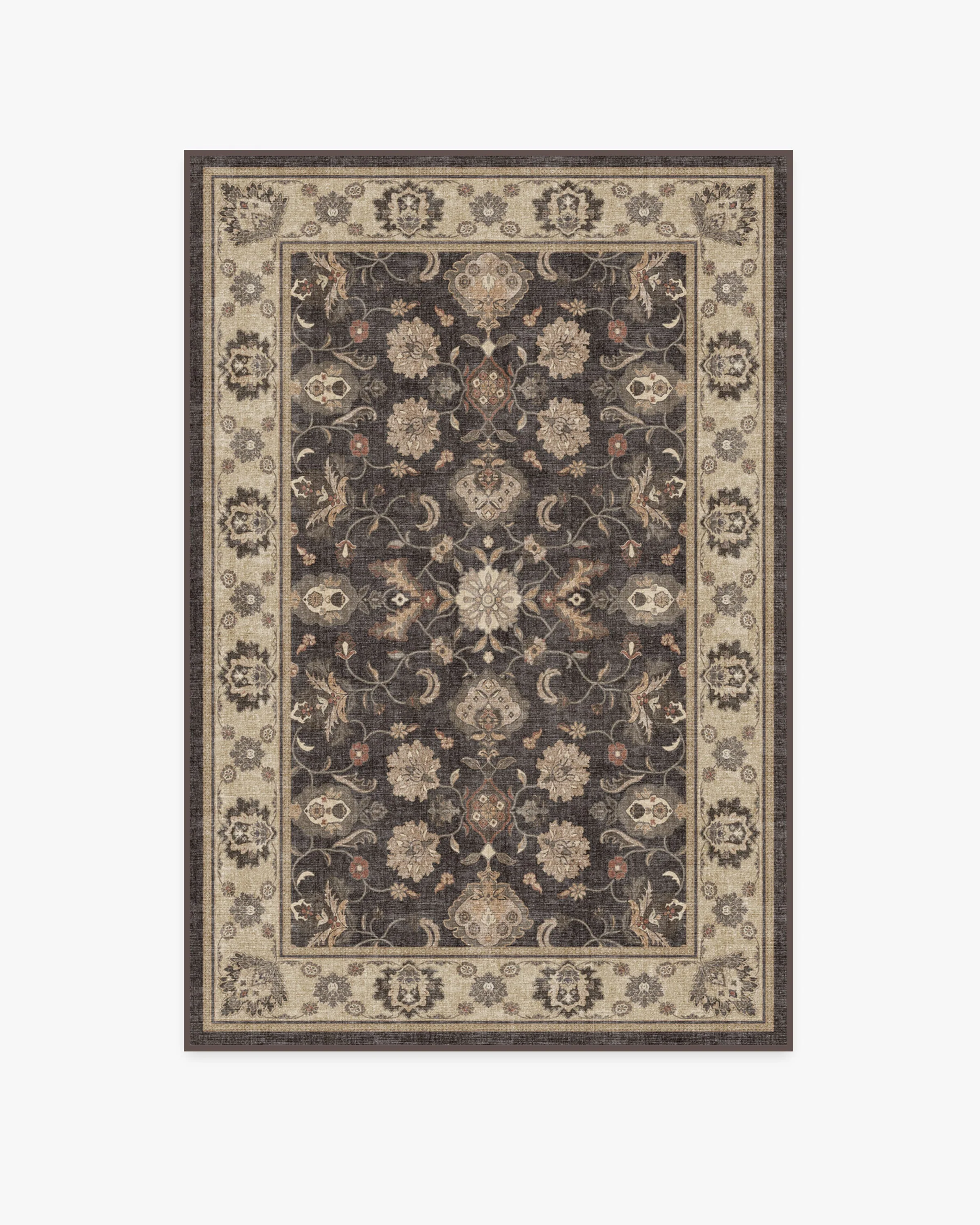 Odette Dark Wood Flatwoven Rug