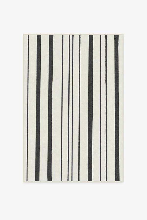 Hudson Stripe Black Rug