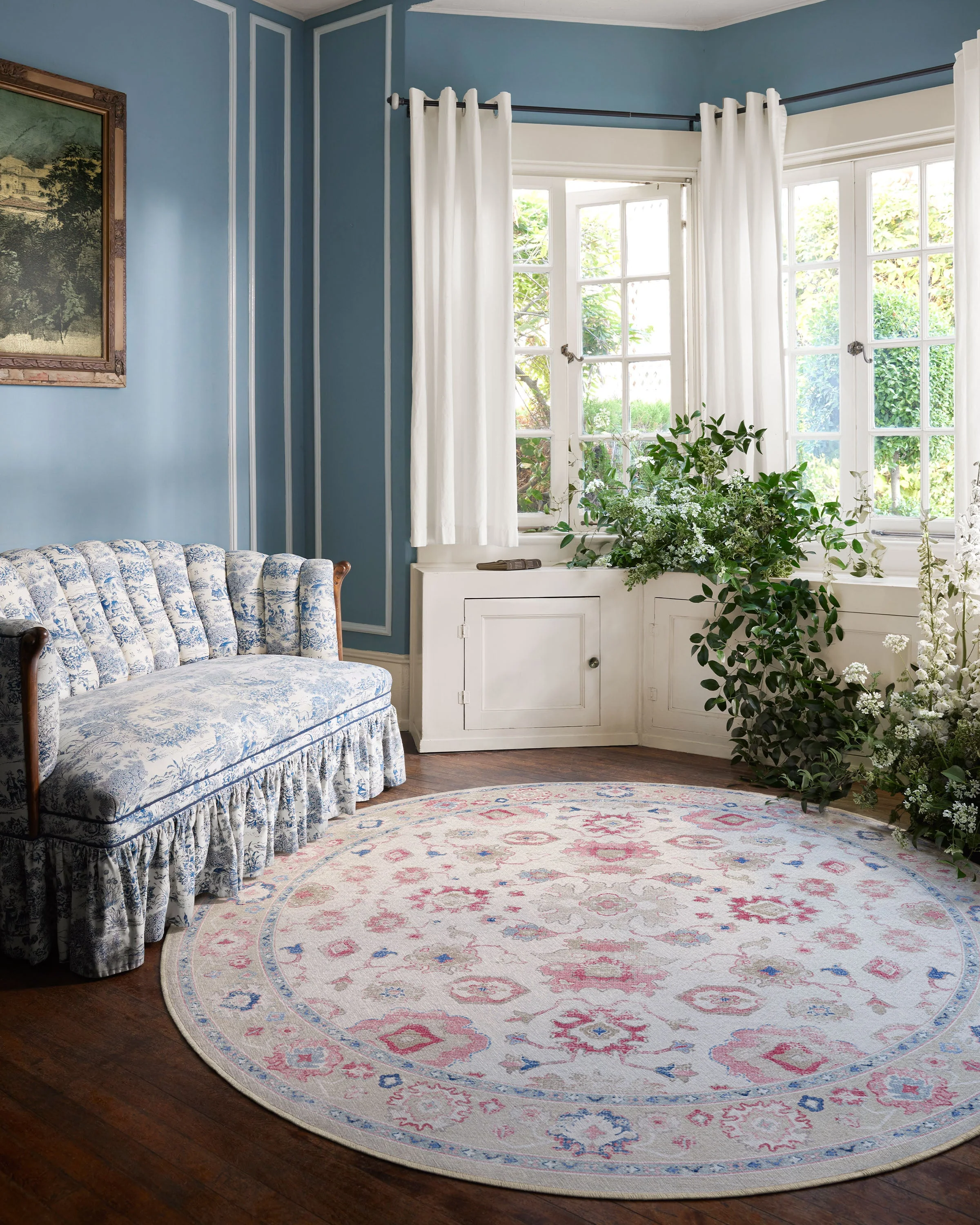 Serena Pink Rug by Mrs. Alice