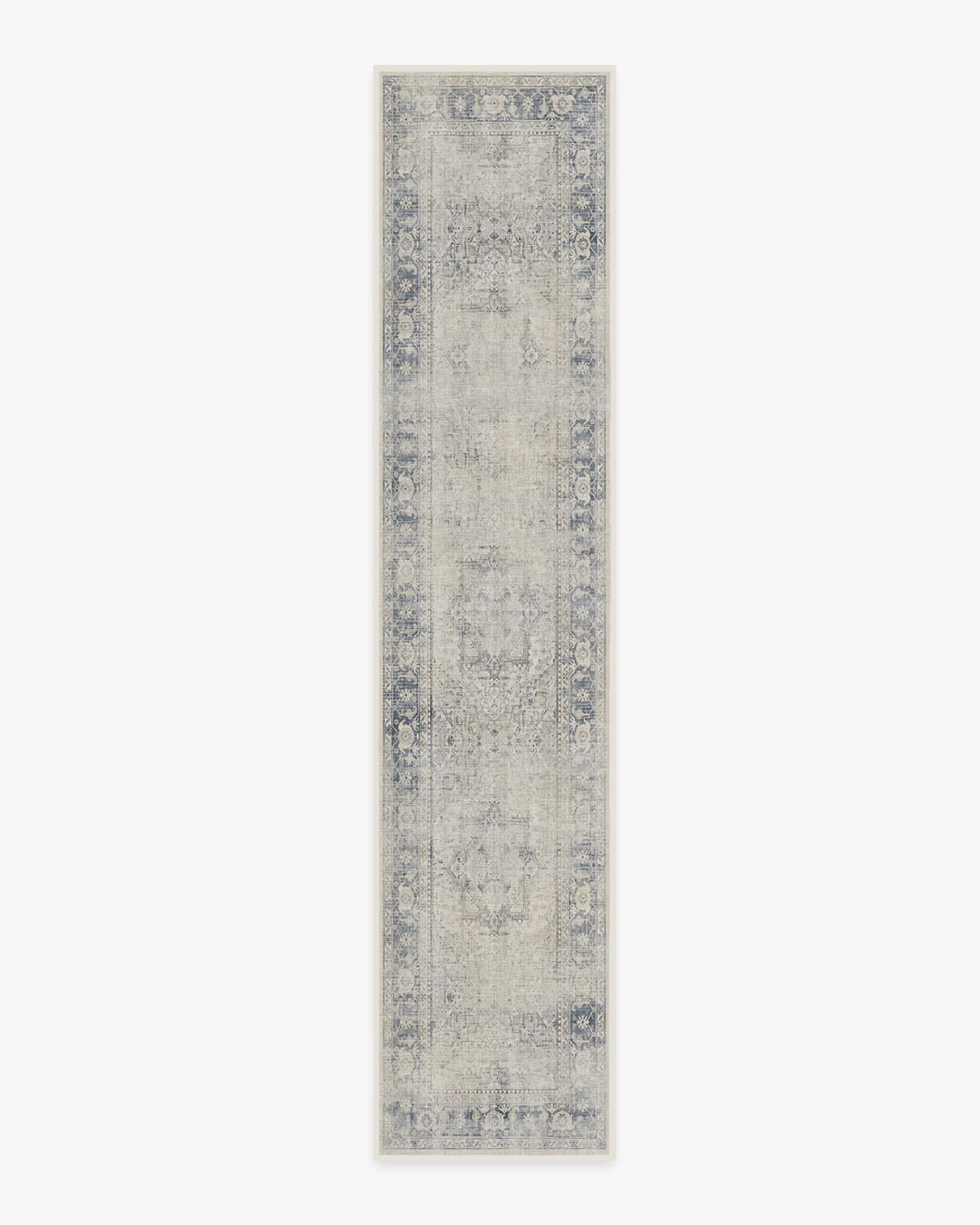 Kamran Blue Quartz Flatwoven Rug