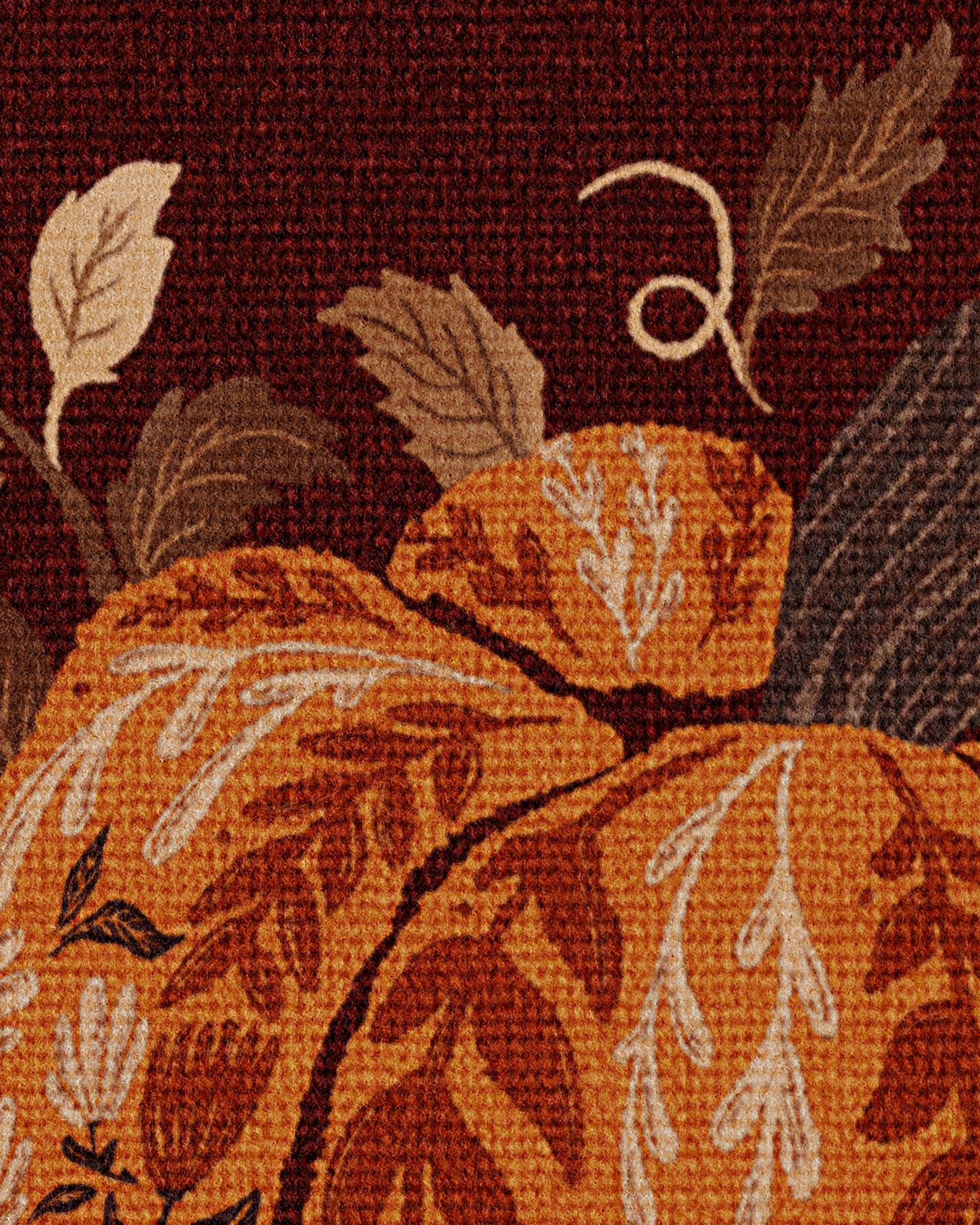 Harvest Pumpkin Doormat
