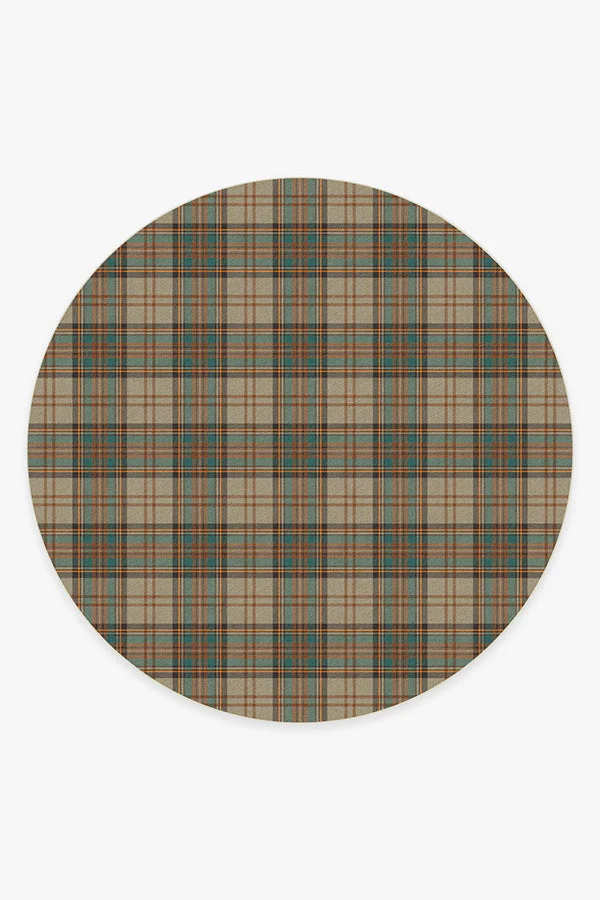 Dress Stewart Tartan Khaki Rug