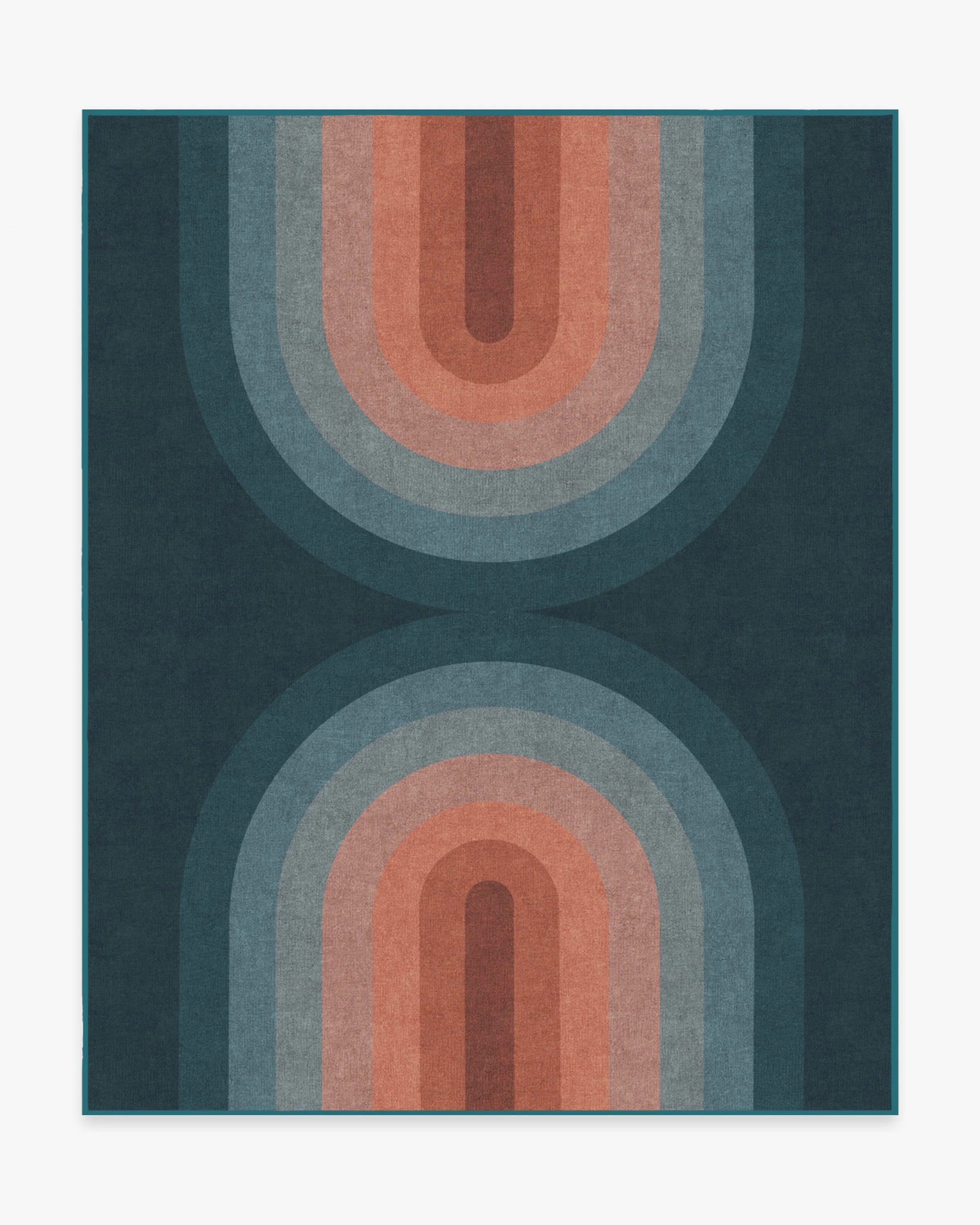 Absida Teal Rug