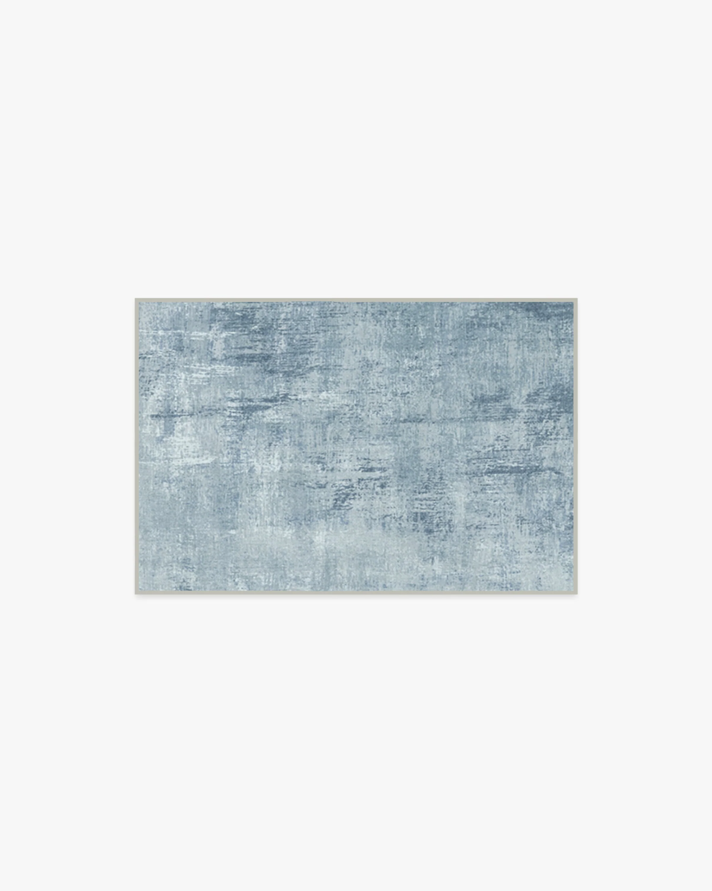 Impasto Slate Blue Flatwoven Rug