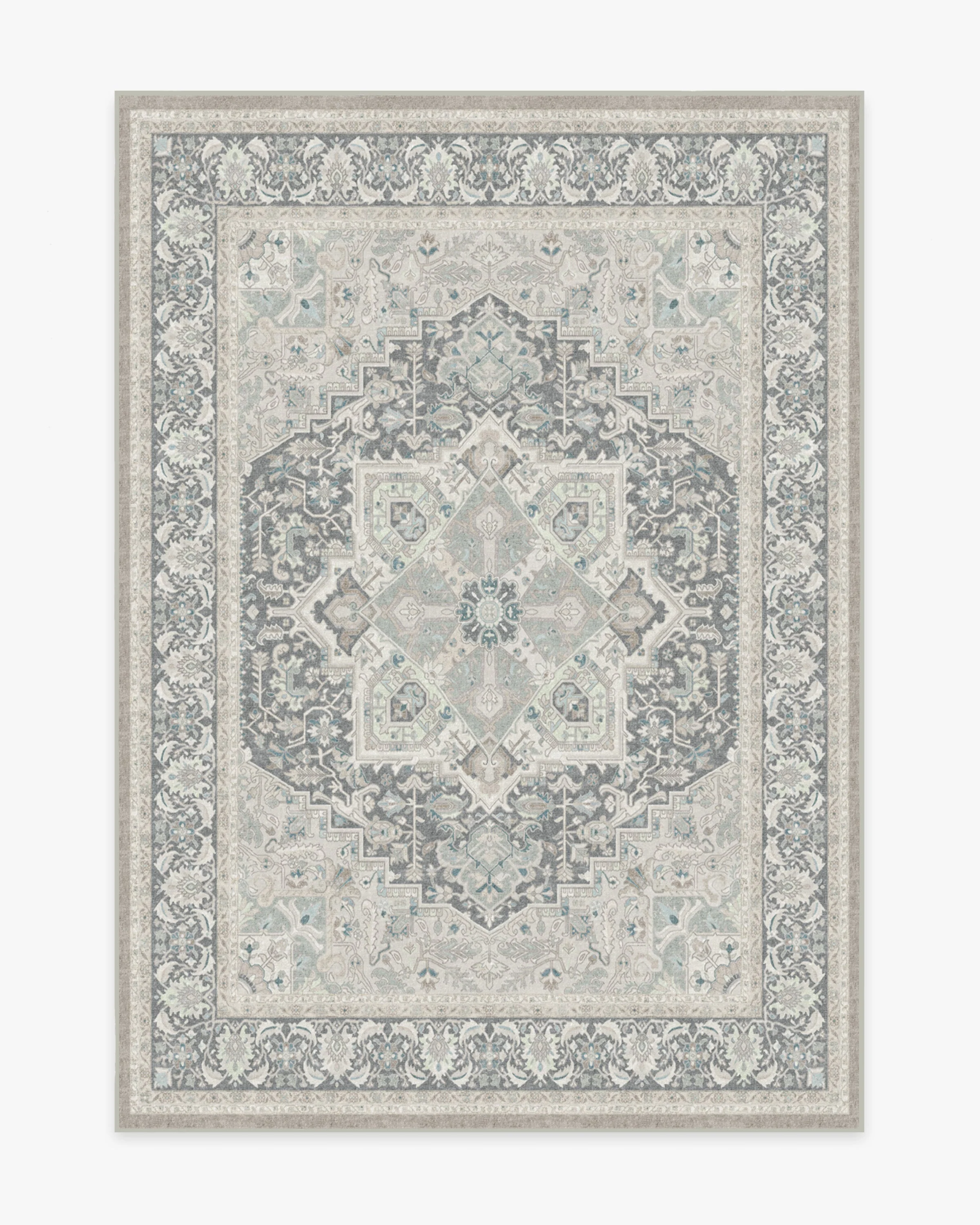 Hendesi Heriz Abalone Rug