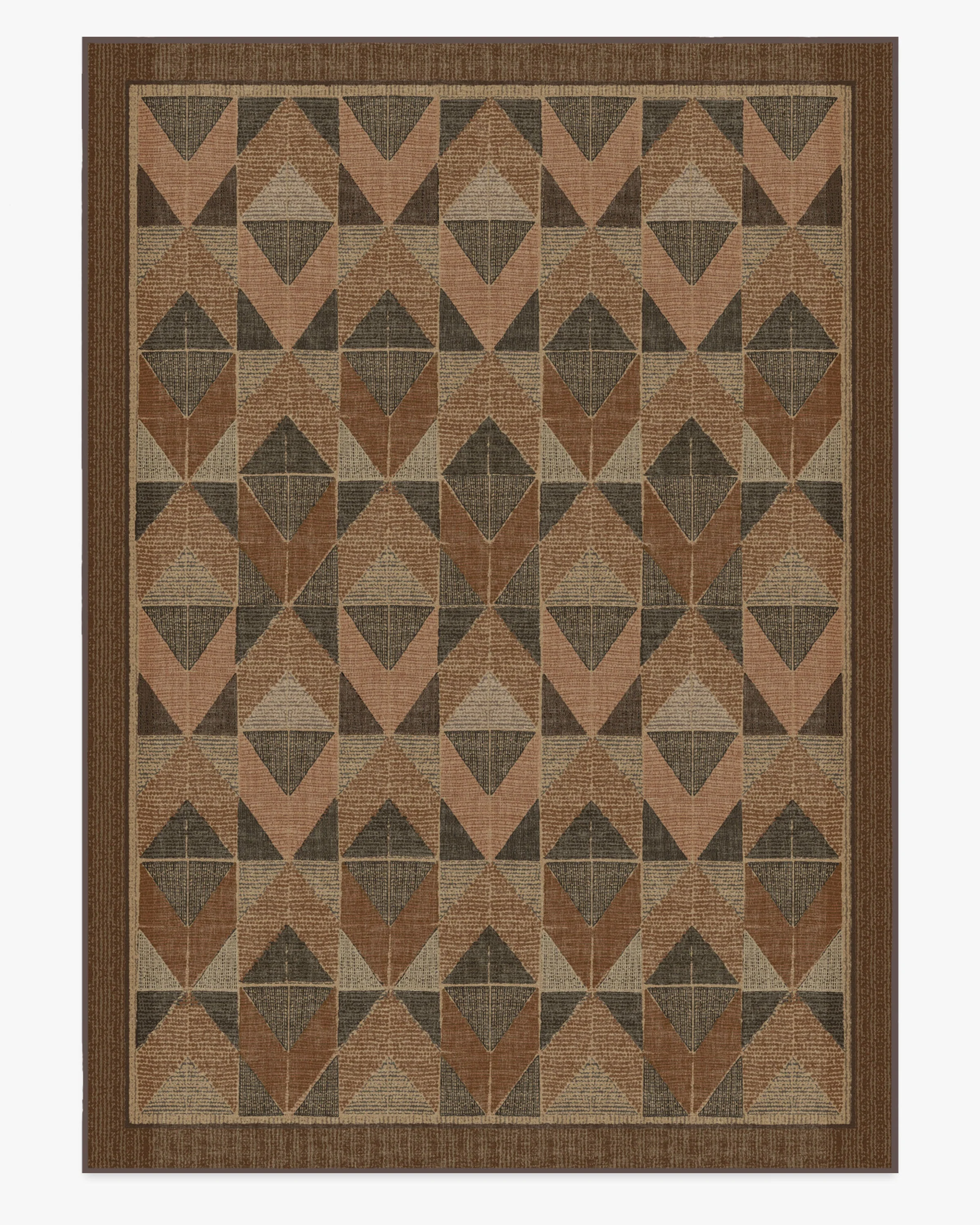 Ember Copper & Brown Flatwoven Rug
