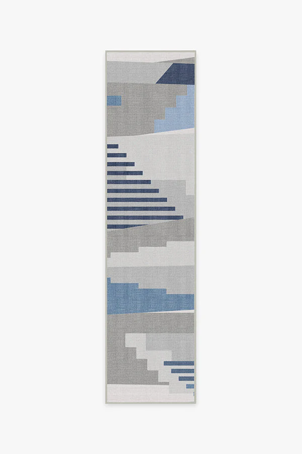 Tropea Grey & Blue Outdoor Rug