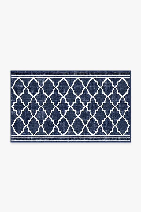 Varia Trellis Royal Blue Outdoor Rug