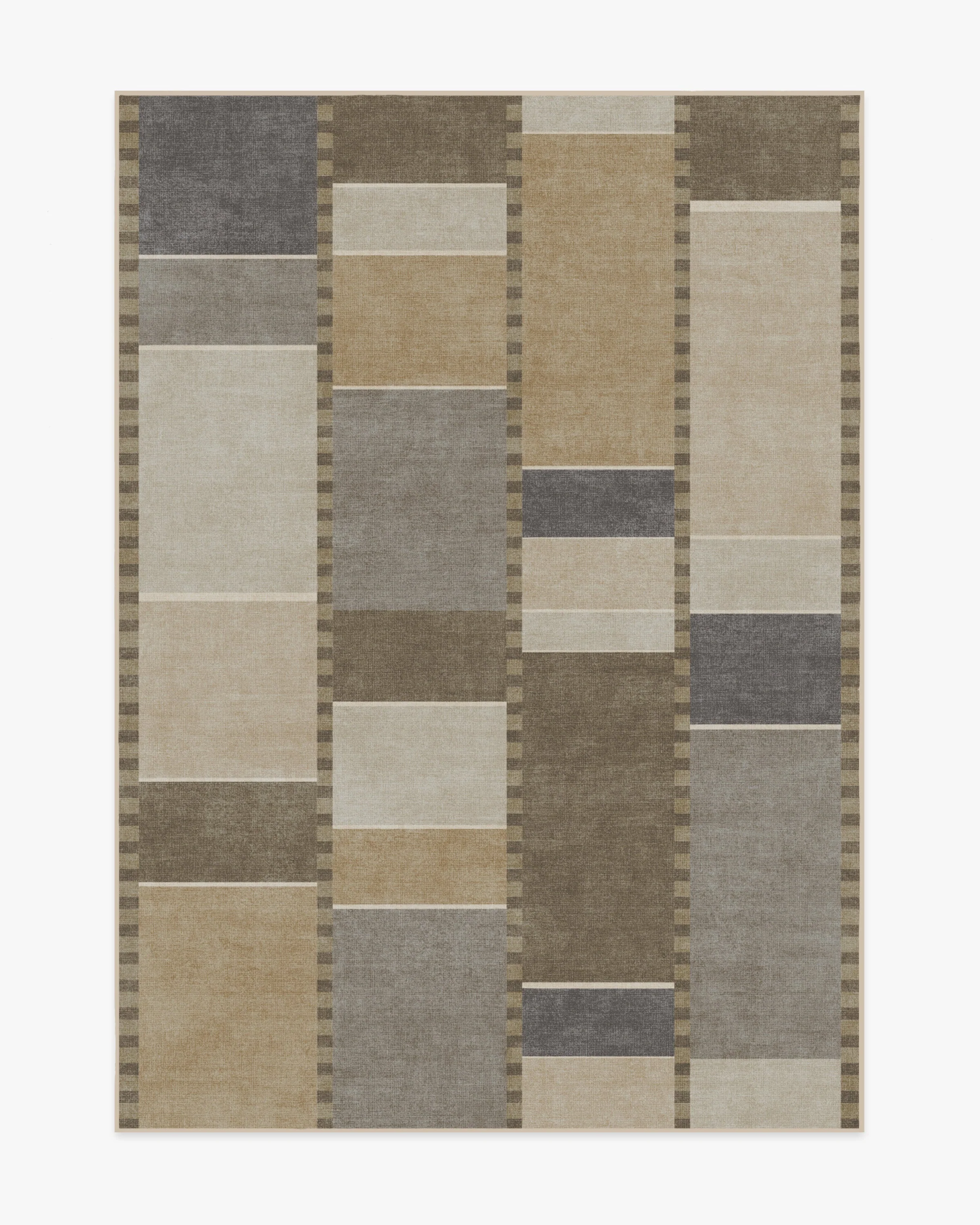 Vienna Beige & Stone Flatwoven Rug by Michael Michalsky