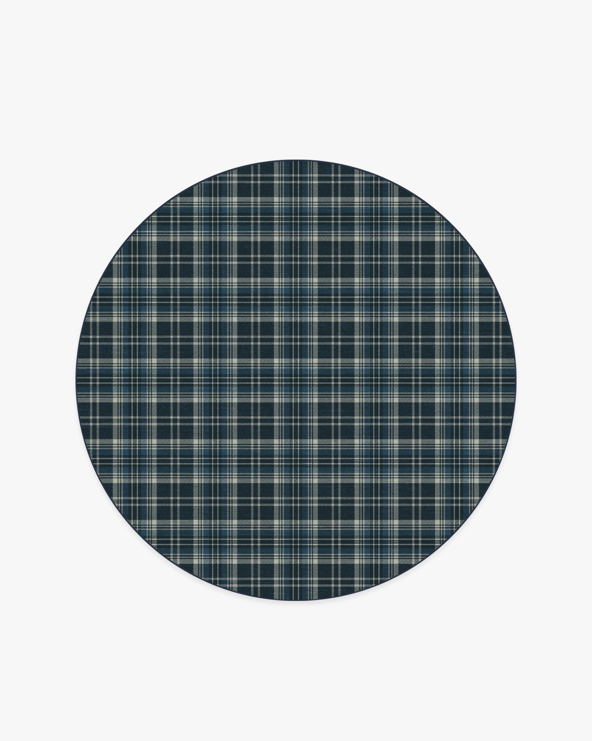 Dress Stewart Tartan Navy Flatwoven Rug