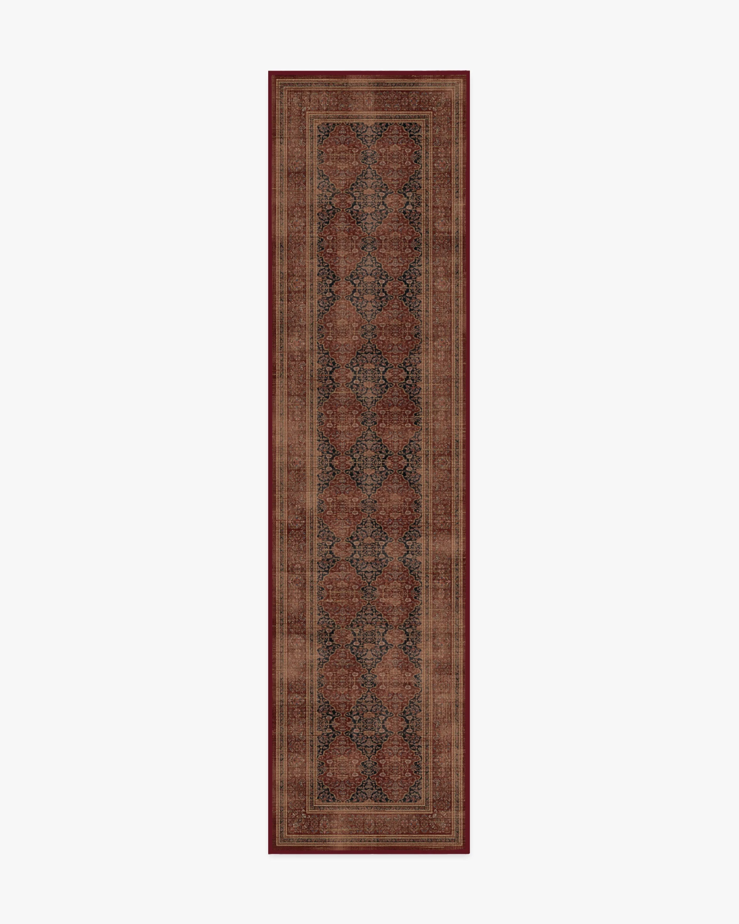 Vesper Amber Red Flatwoven Rug