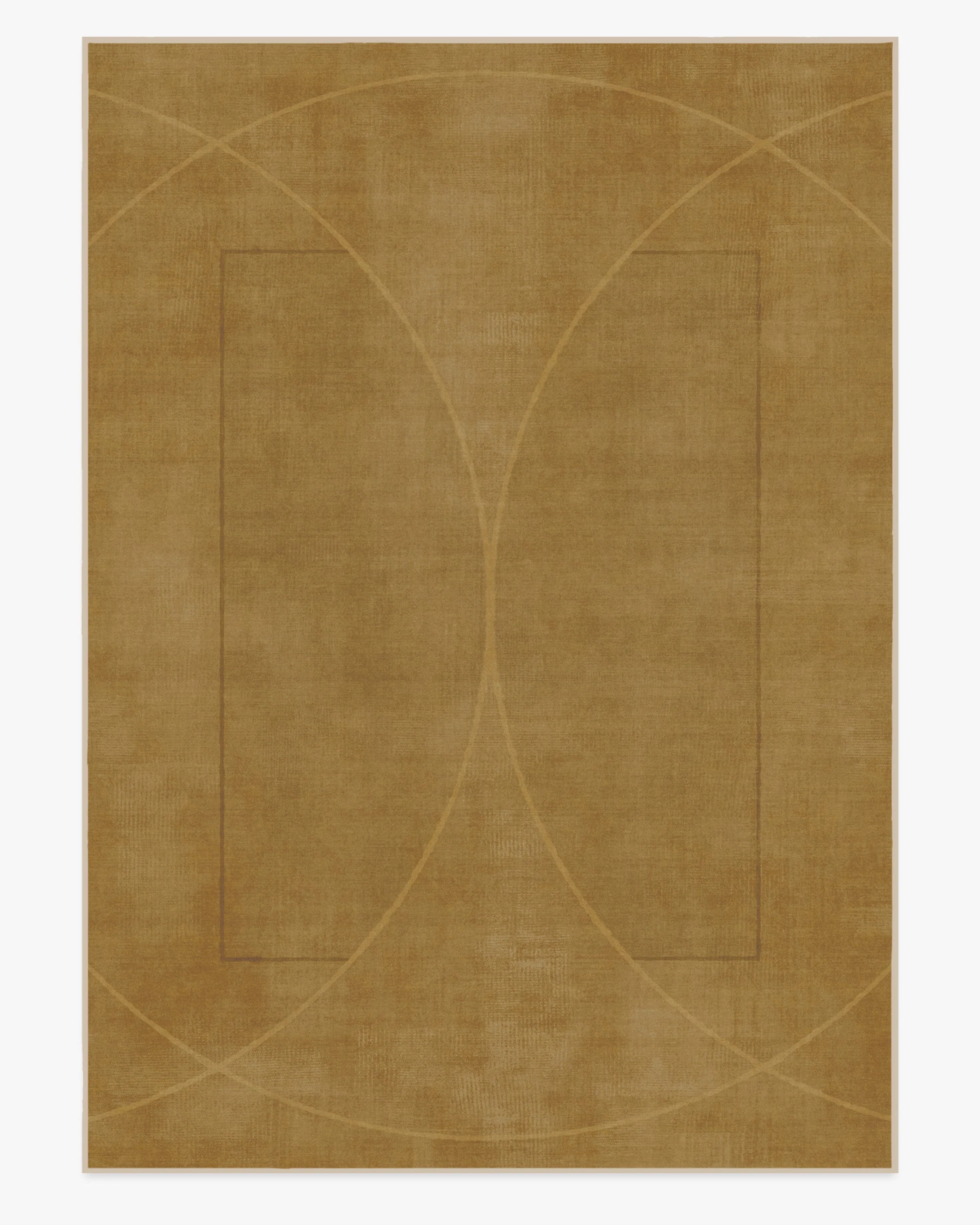 Ayla Gold Flatwoven Rug by Architectural Digest