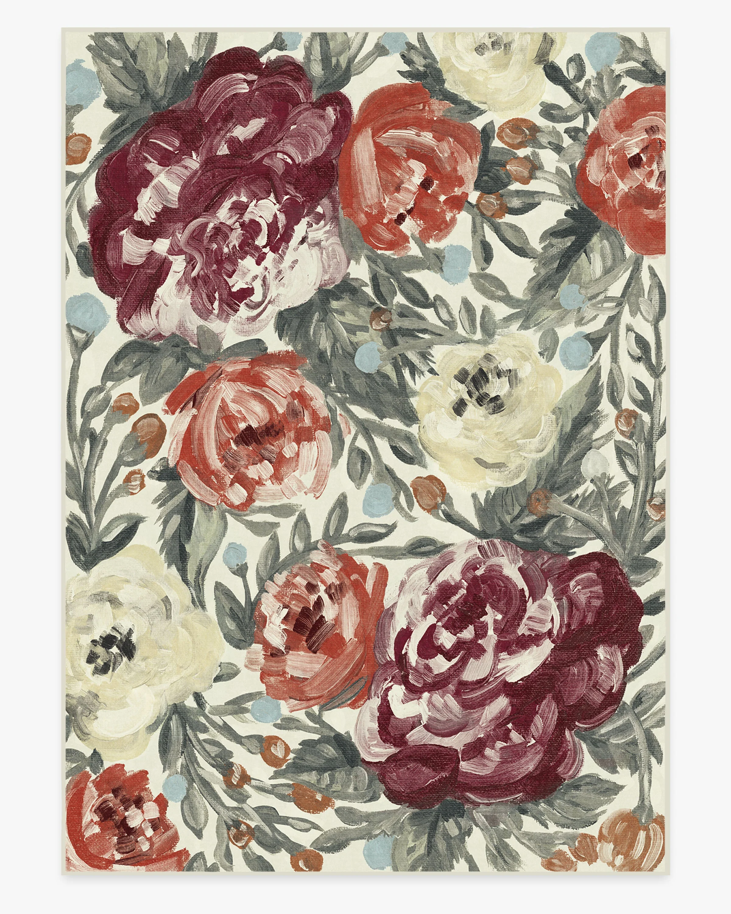 Camellia Currant Flatwoven Rug