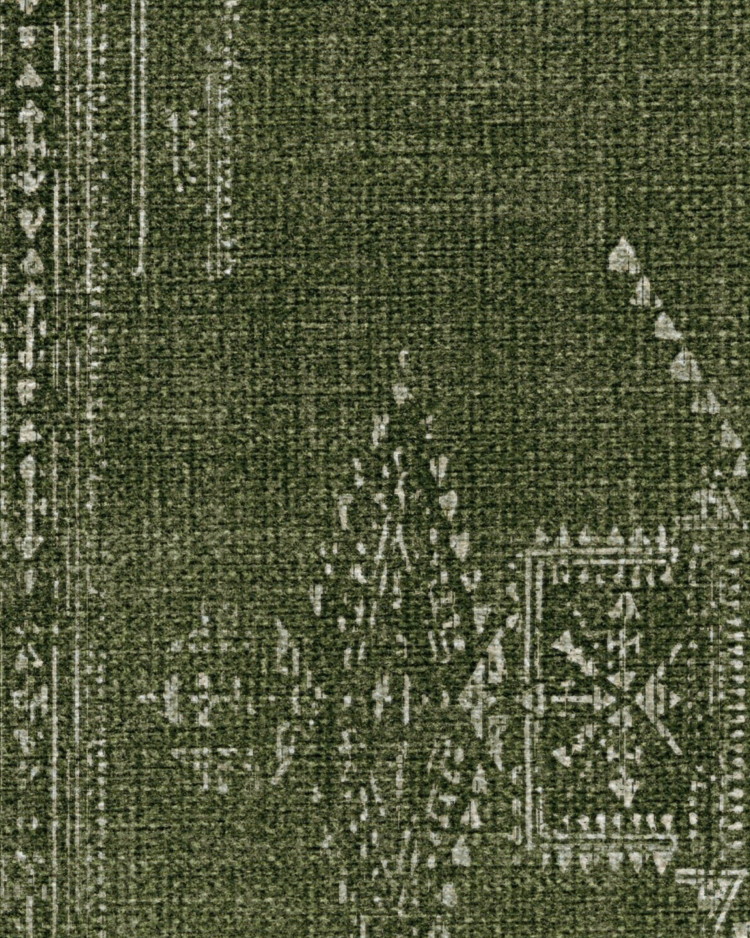 Amira Green Flatwoven Rug by Martyn Lawrence Bullard