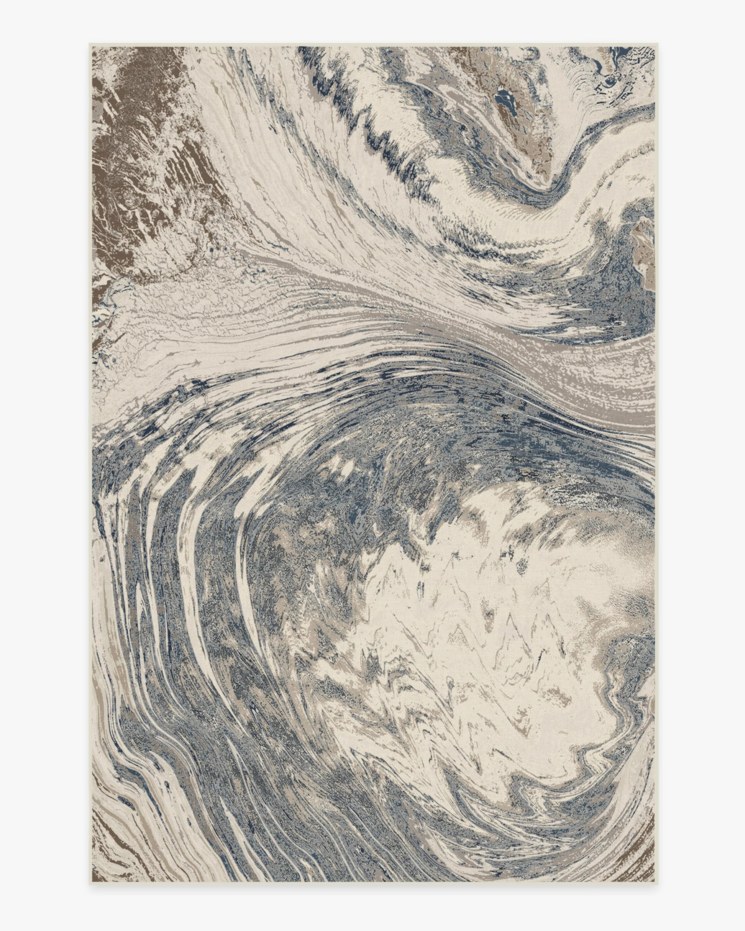 Malaspina Dusk Blue Flatwoven Rug