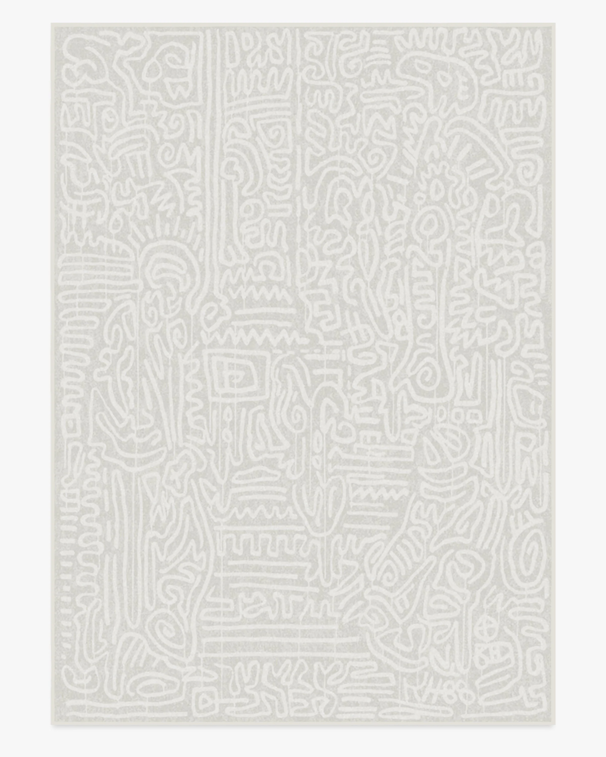 Freestyle Pearl Rug by Keith Haring