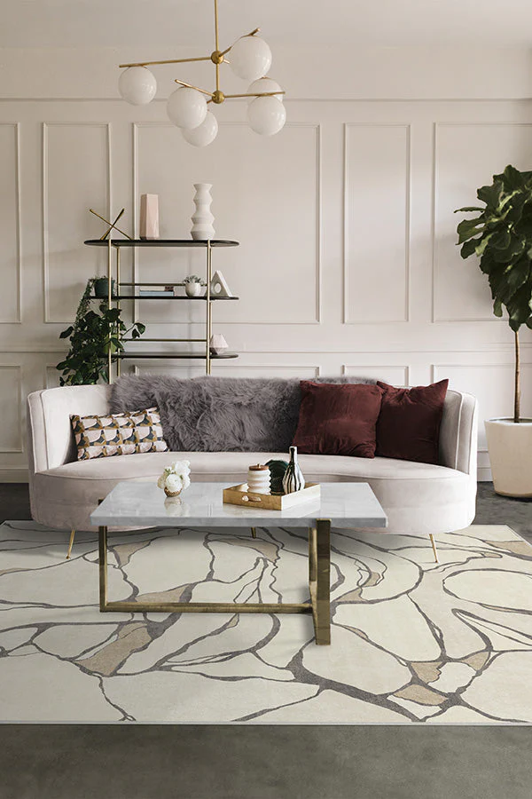 Aude Creme Rug by Nina Takesh