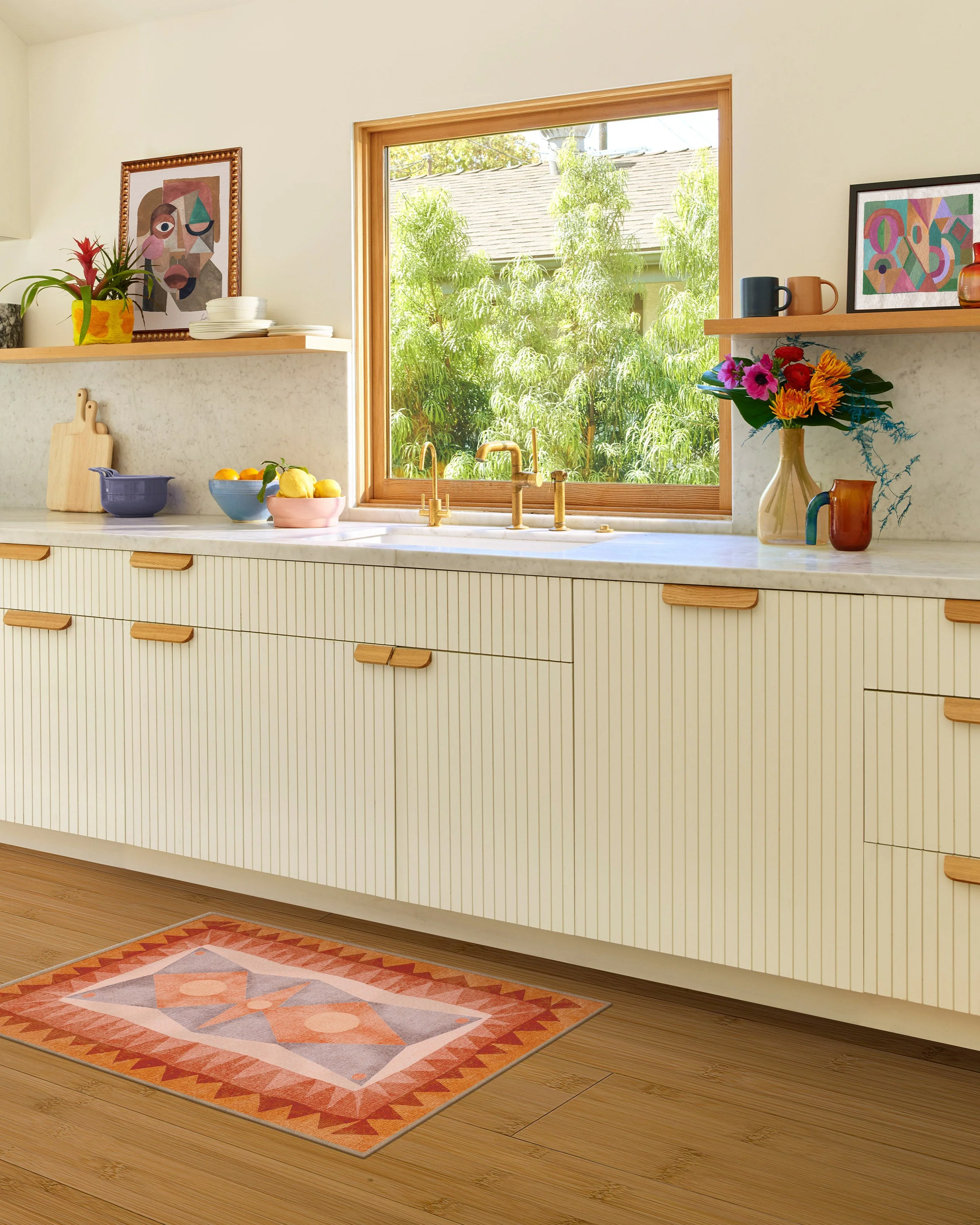 Hilma Sunset Flatwoven Rug by Justina Blakeney