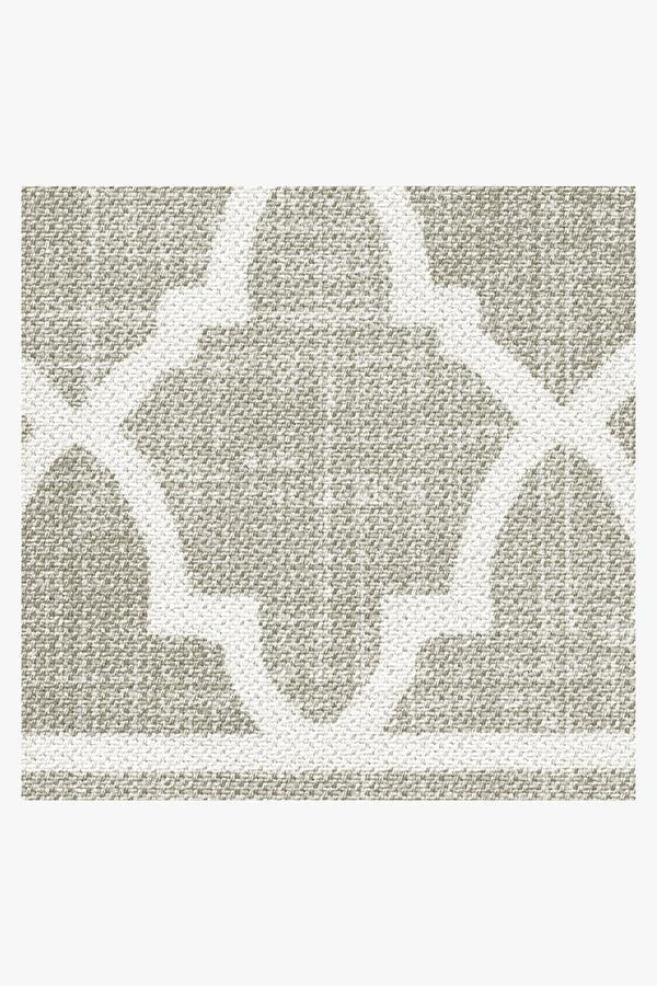 Varia Trellis Stone Outdoor Rug