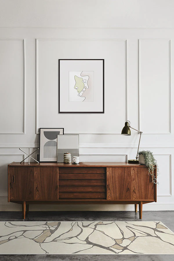 Aude Creme Rug by Nina Takesh