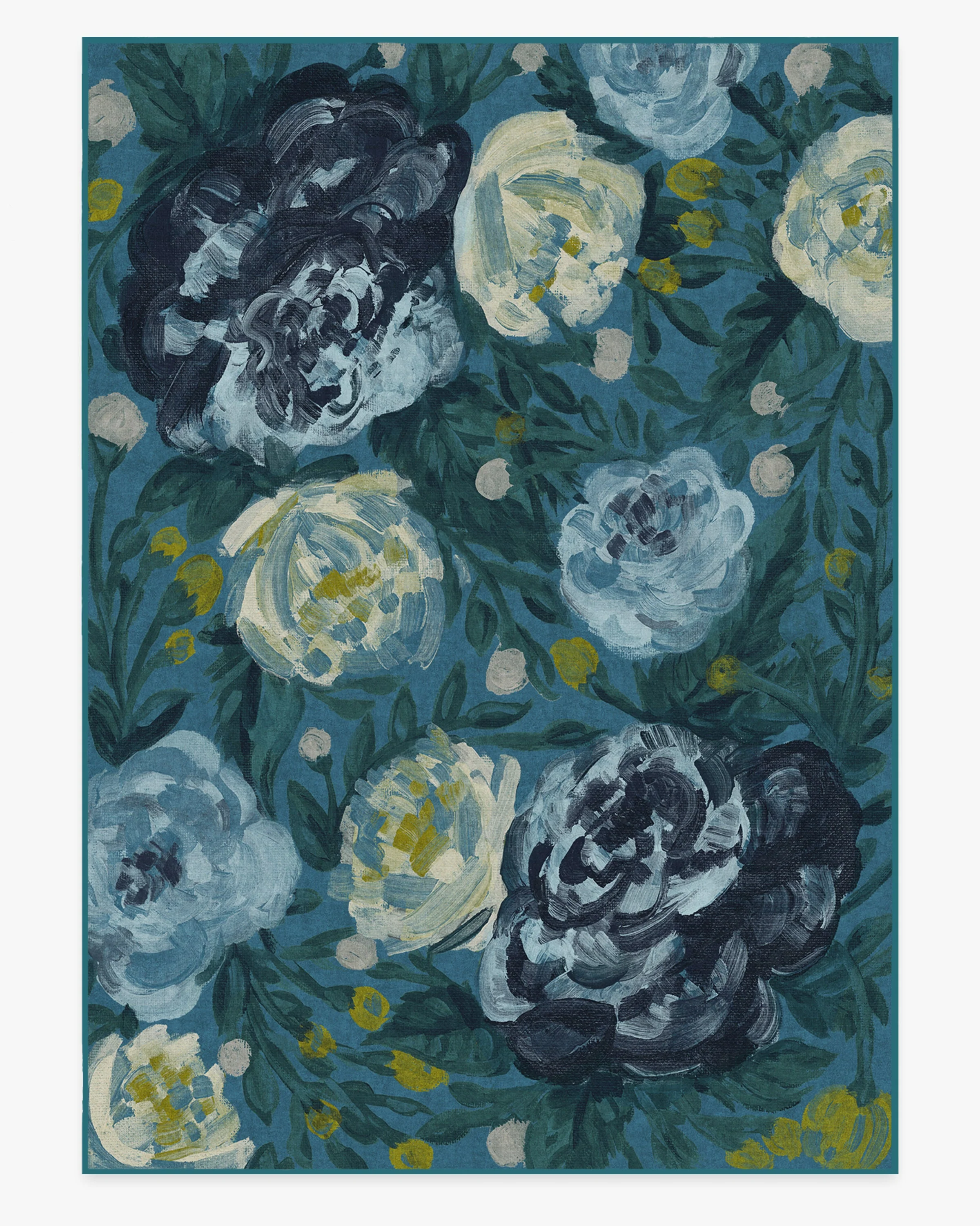 Camellia Midnight Flatwoven Rug