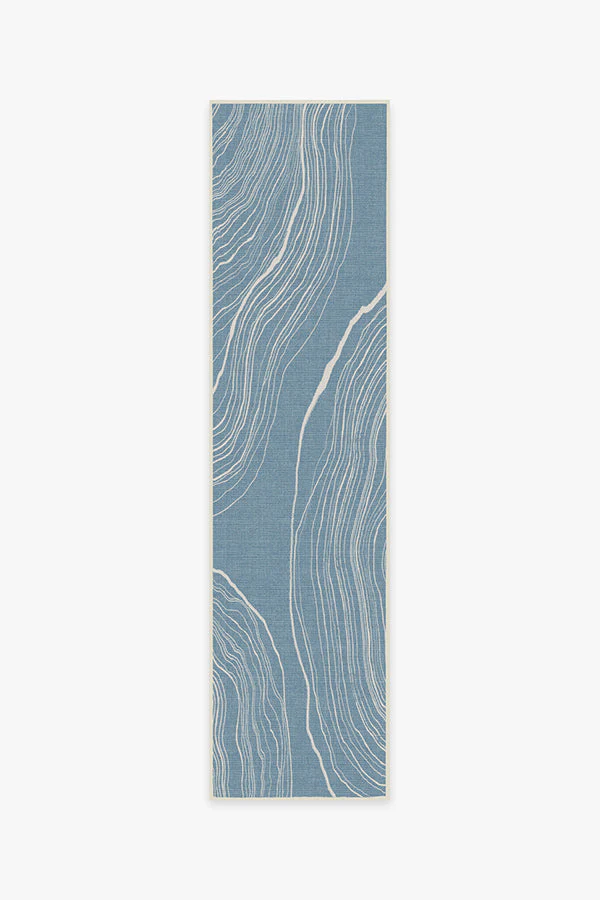 Kalder Slate Blue Outdoor Rug