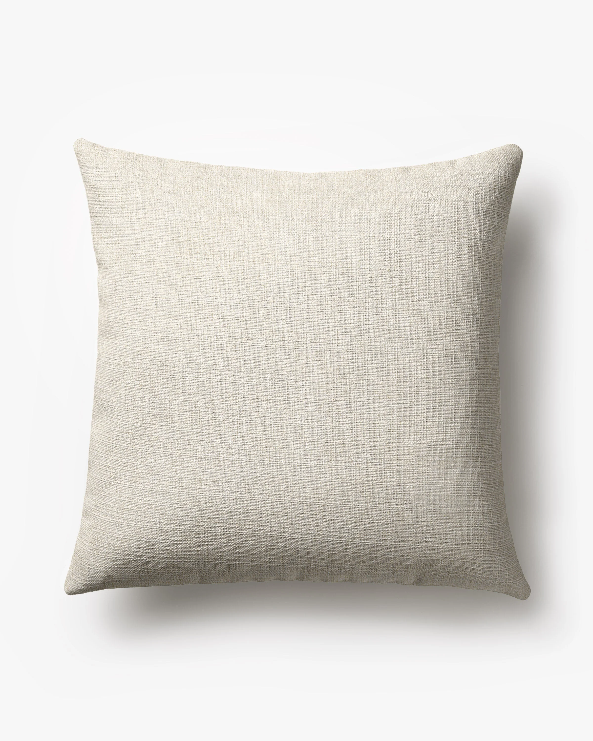 Ivory Woven Throw Pillow
